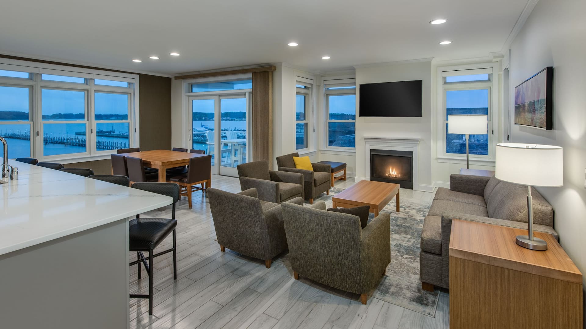 Hyatt Place Dewey Beach Bayfront Bedroom Twin Living Area