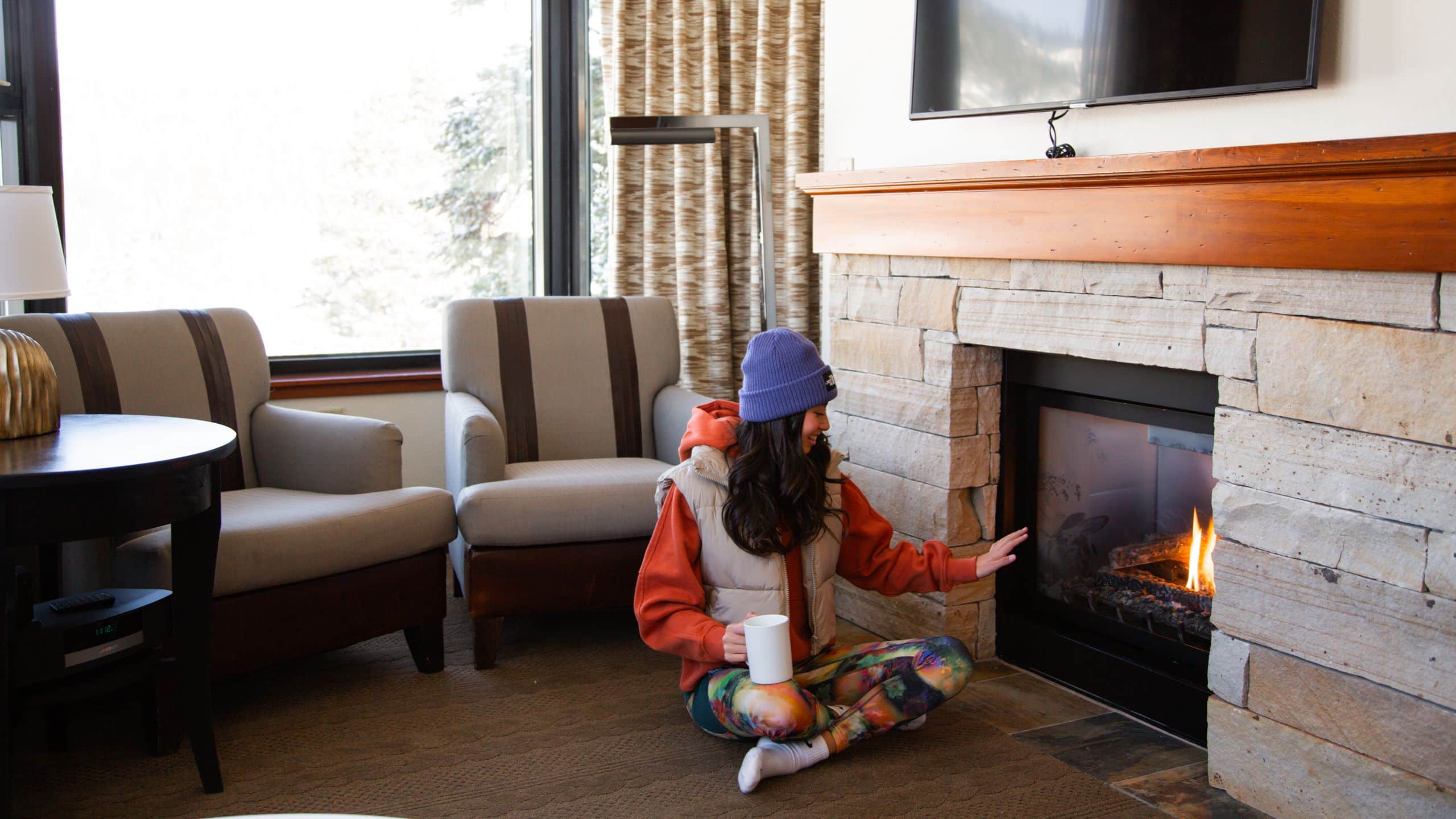 Everline Resort & Spa Daughter By Fireplace