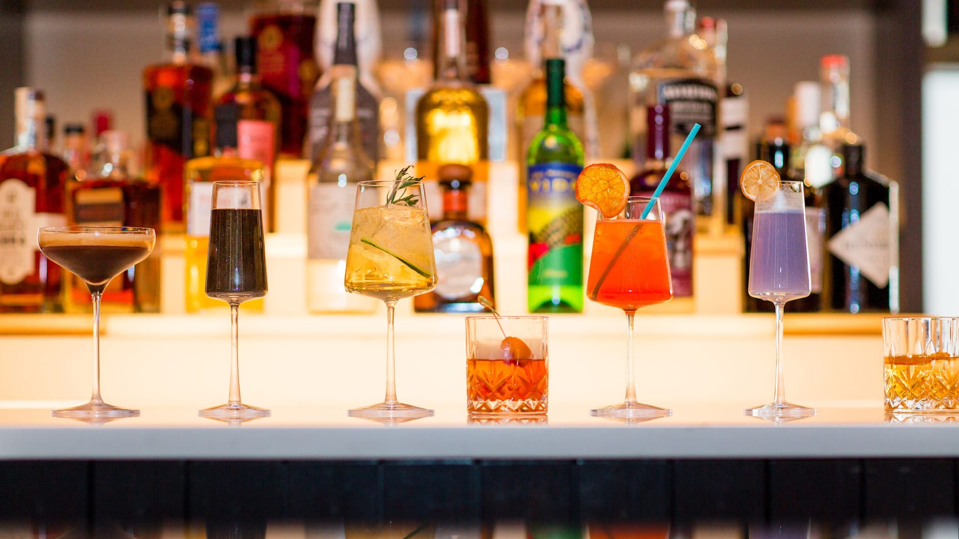 Grand Hyatt Seattle A Variety Of Craft Cocktails