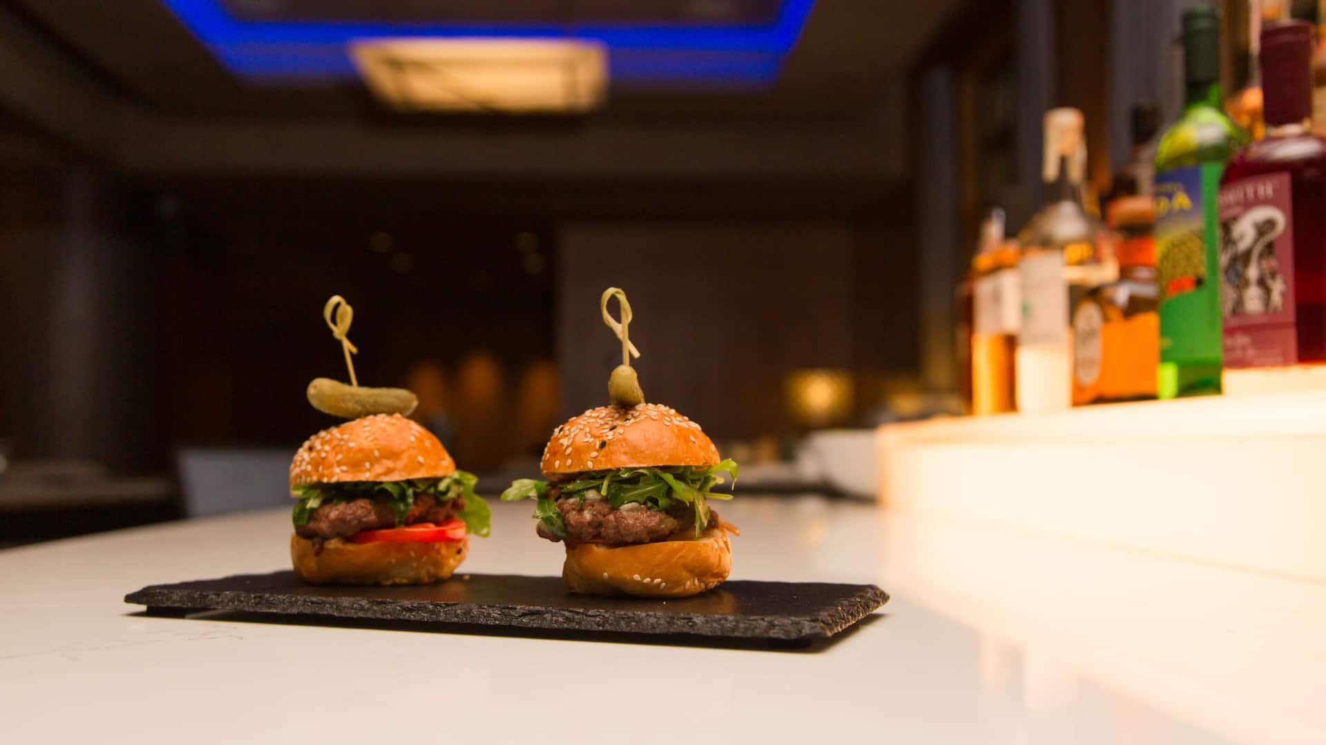 Grand Hyatt Seattle Kobe Beef Sliders