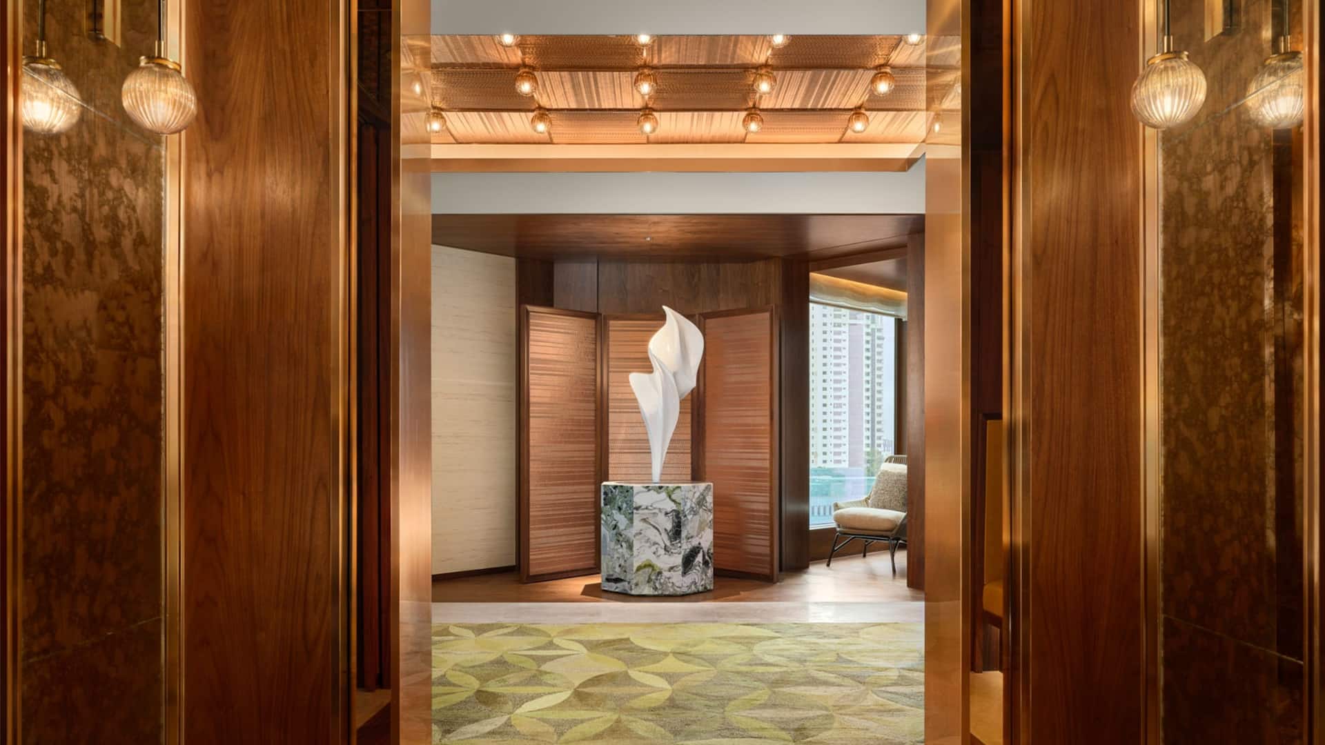 Grand Hyatt Singapore Sinrs Presidential Suite Entrance