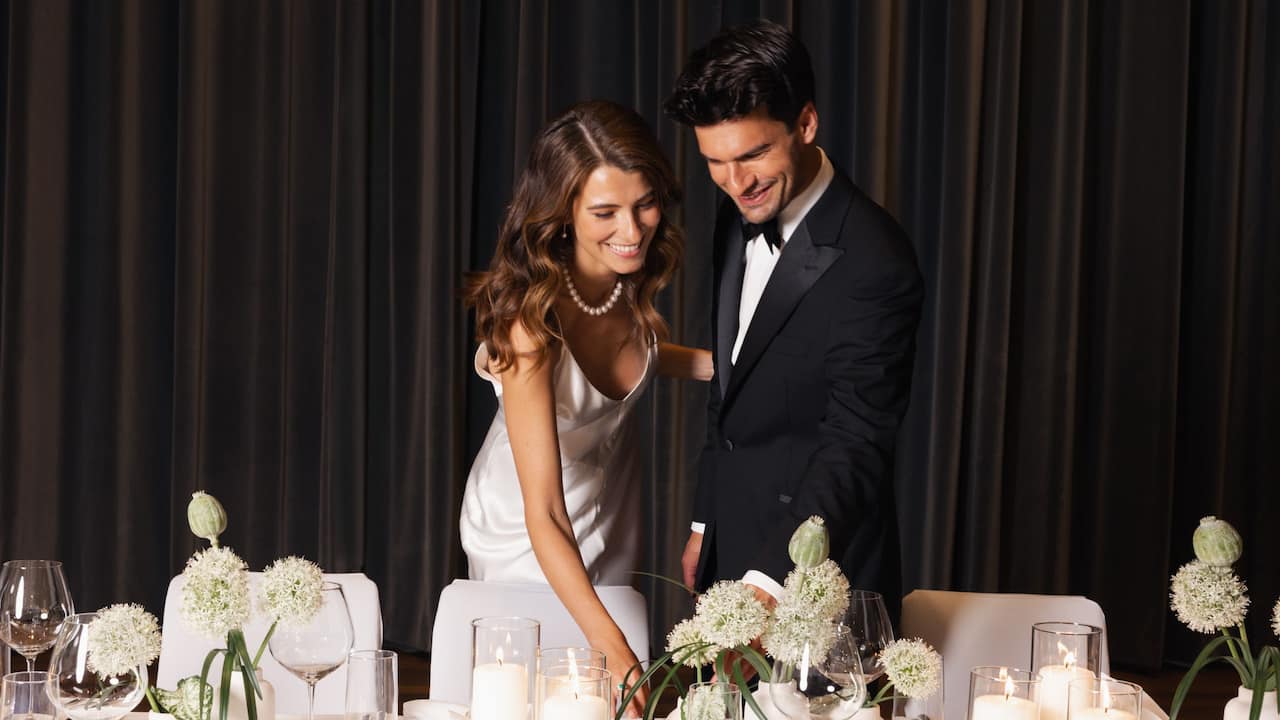 Wedding Ballroom Couple
