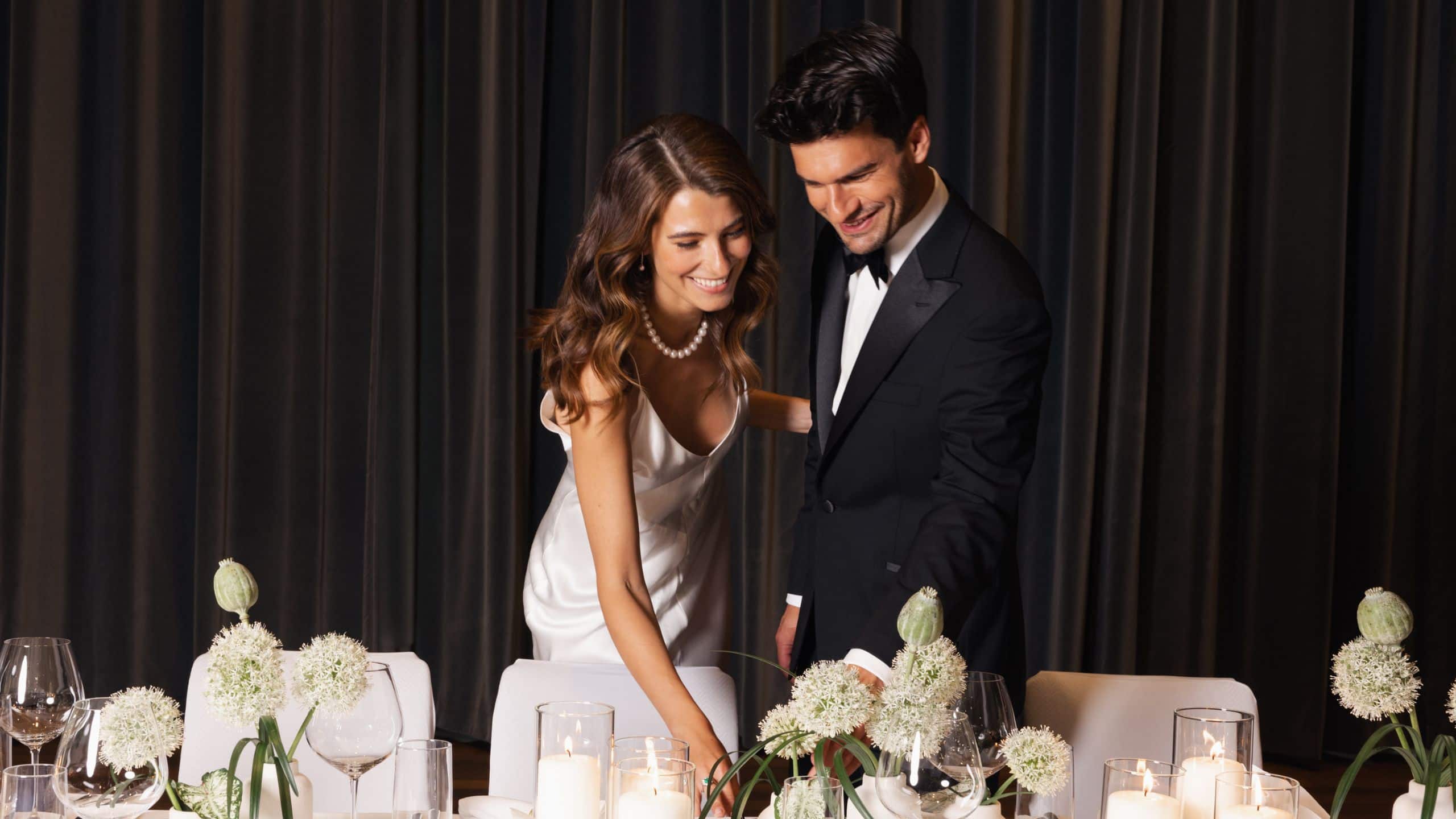 Park Hyatt Zurich Wedding Ballroom Couple Table