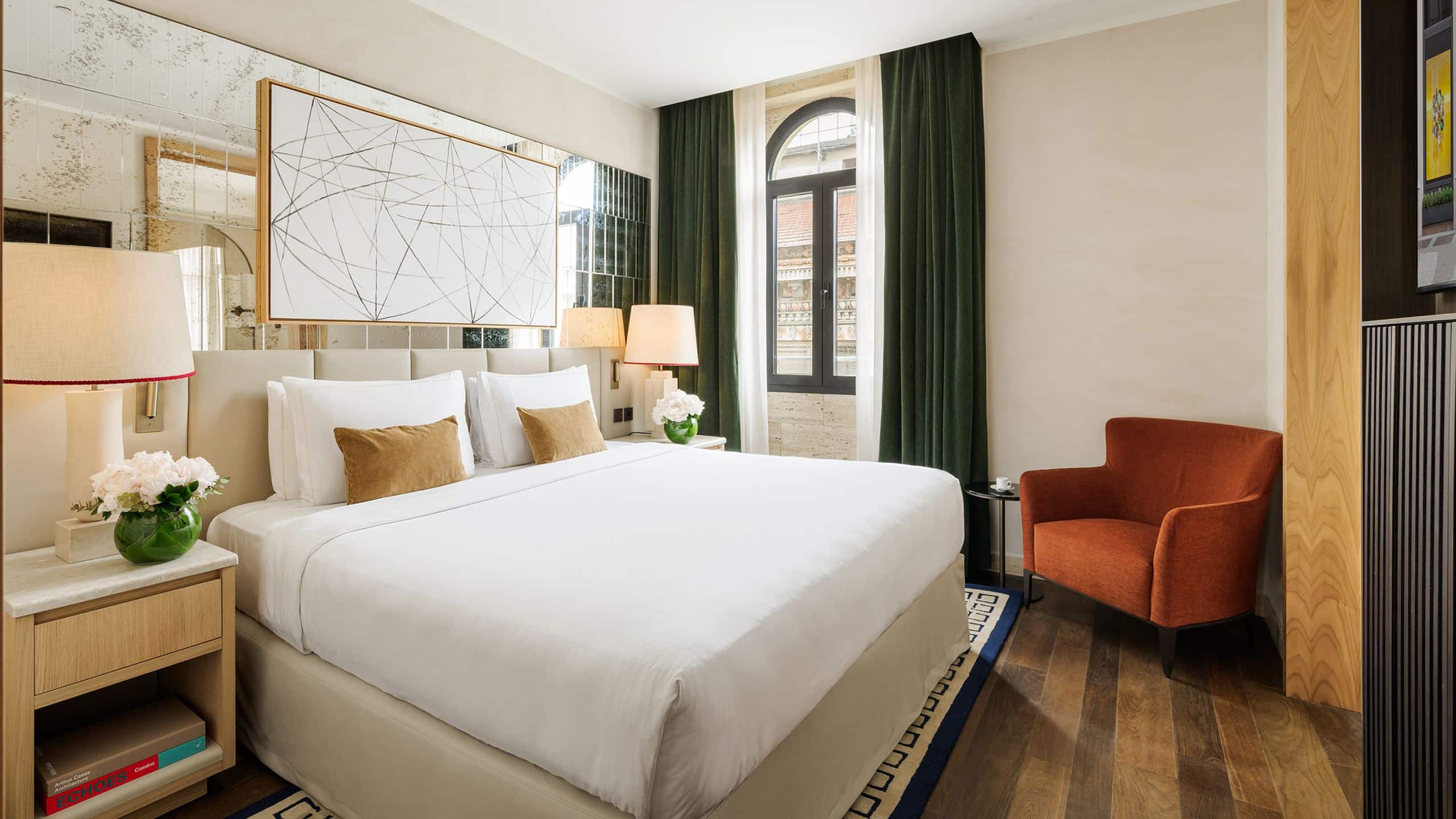 Park Hyatt Milan Terrace Suite Bedroom View