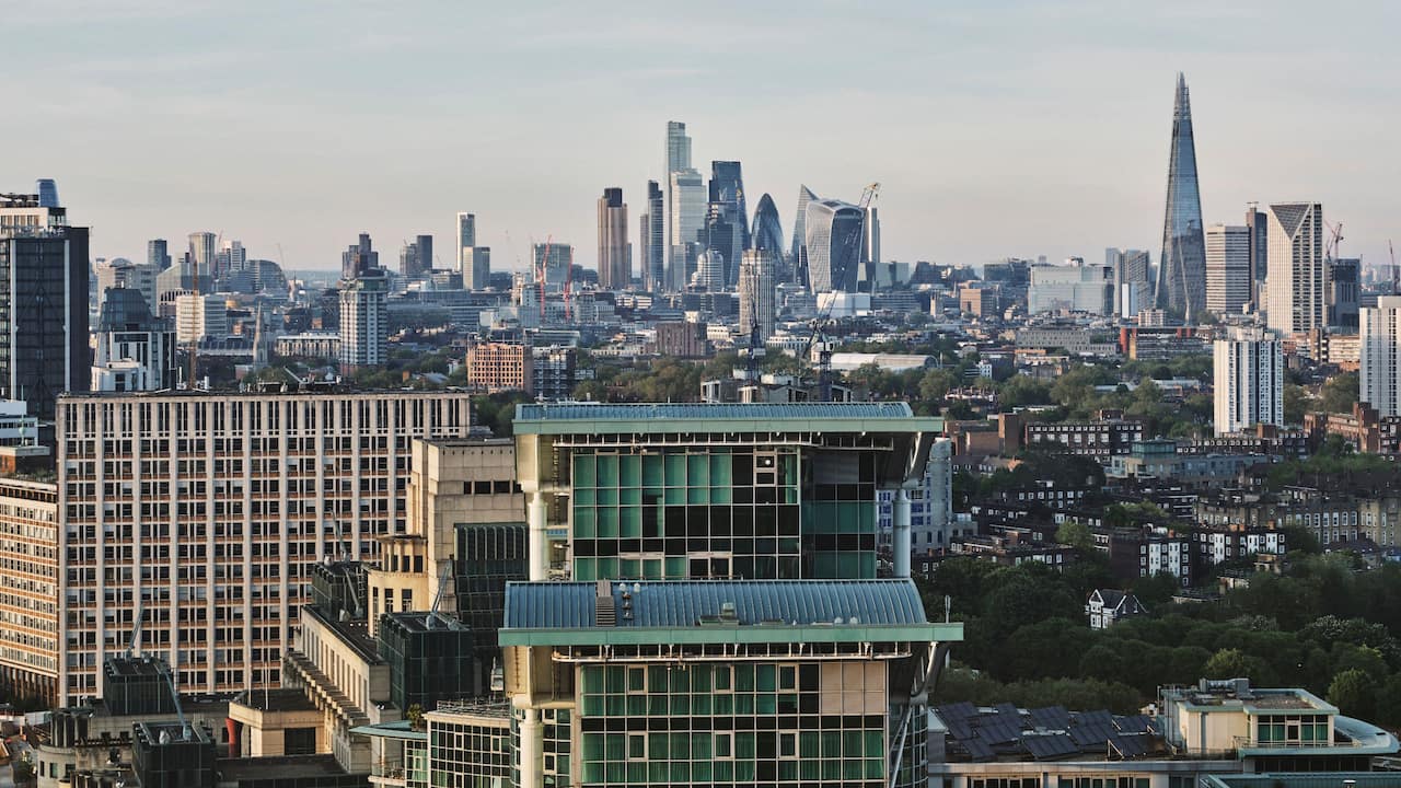  View East City Daytime