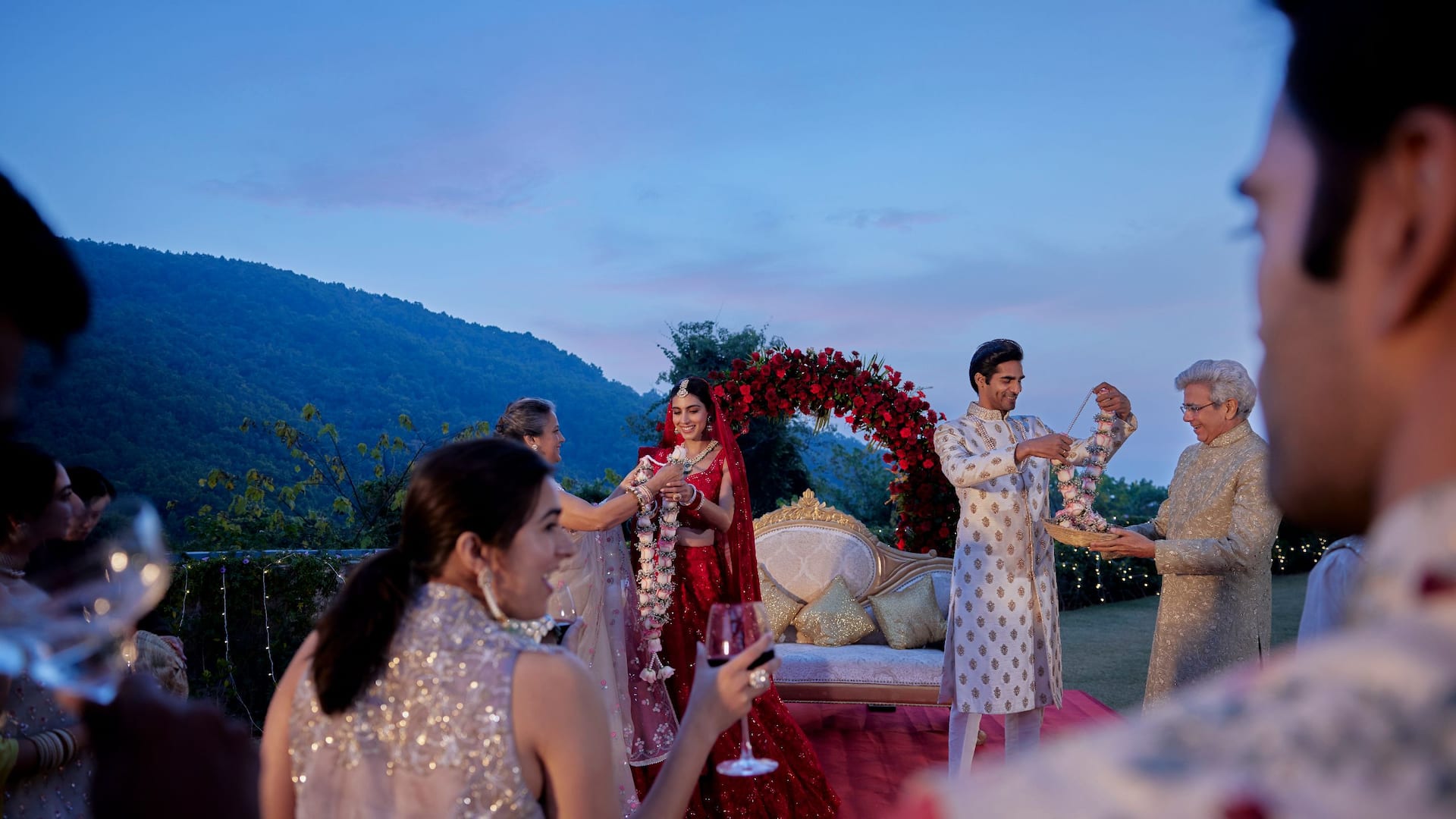 Hyatt Regency Dehradun Resort and Spa Indian Wedding Ritual Varmala