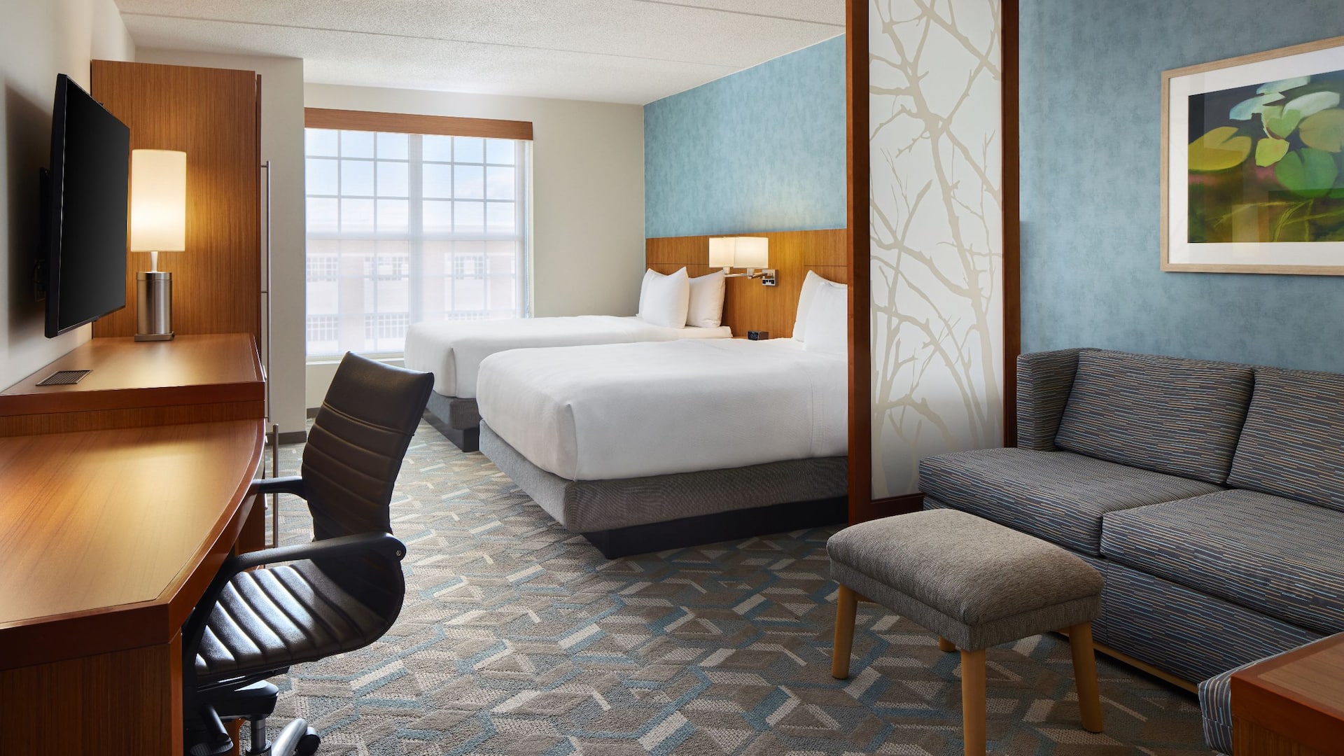 Hyatt Place Fredericksburg-Mary Washington Two Queens Guestroom