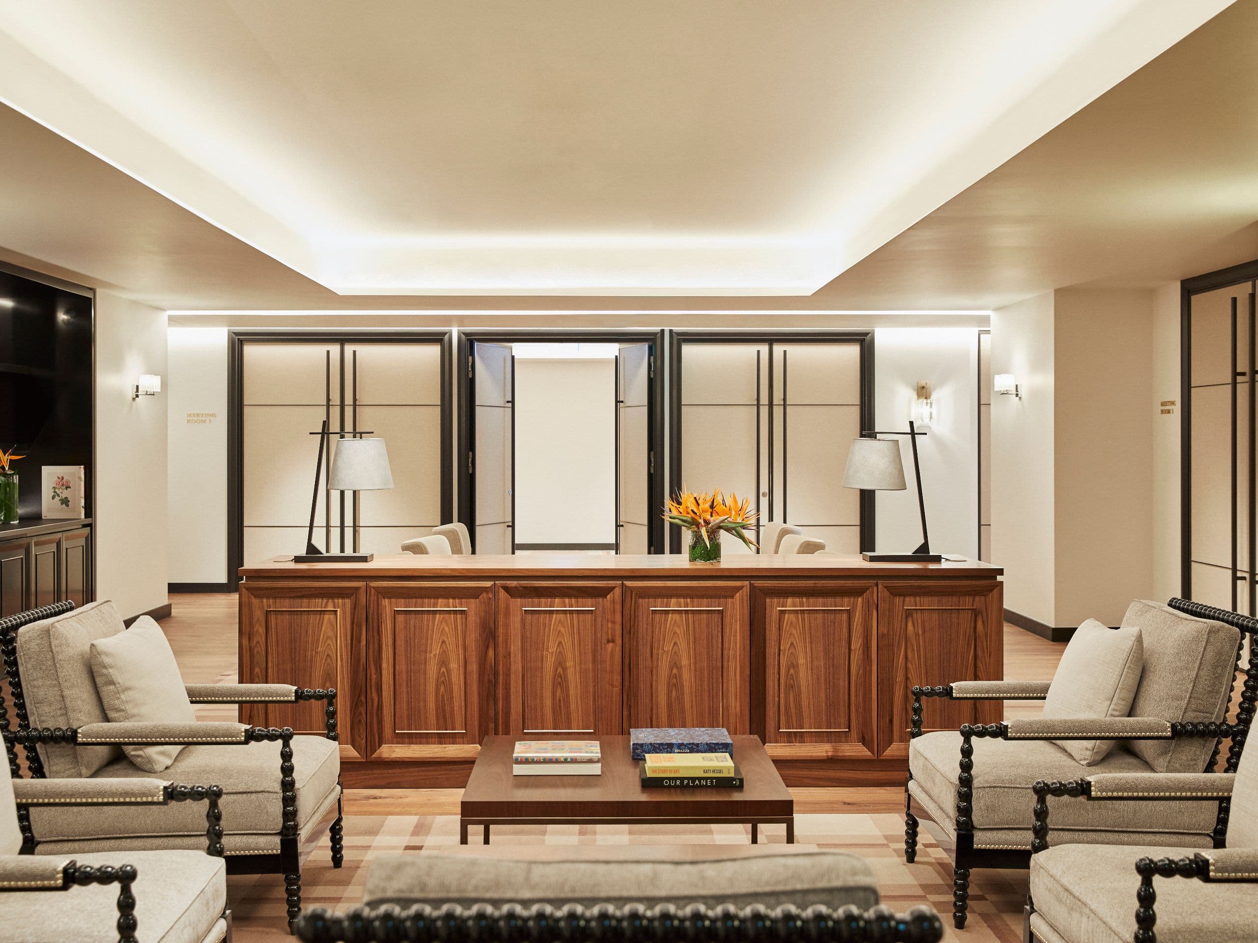 Park Hyatt London River Thames Meeting Room Foyer Overview Entrance