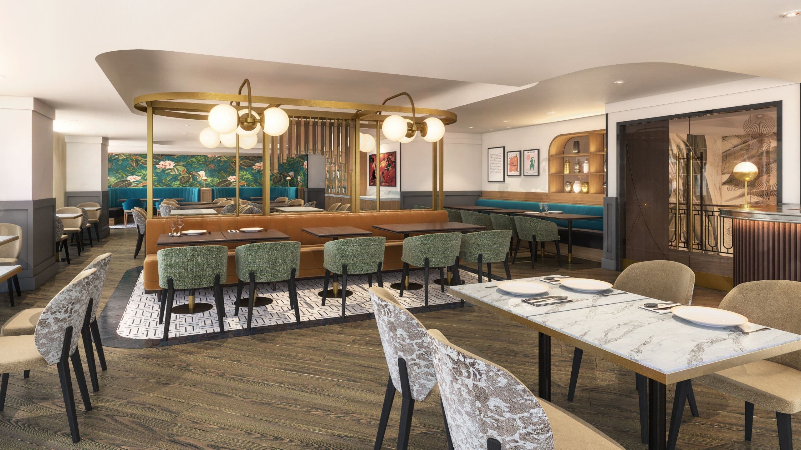The TOOR Hotel Muse Bistro Seating