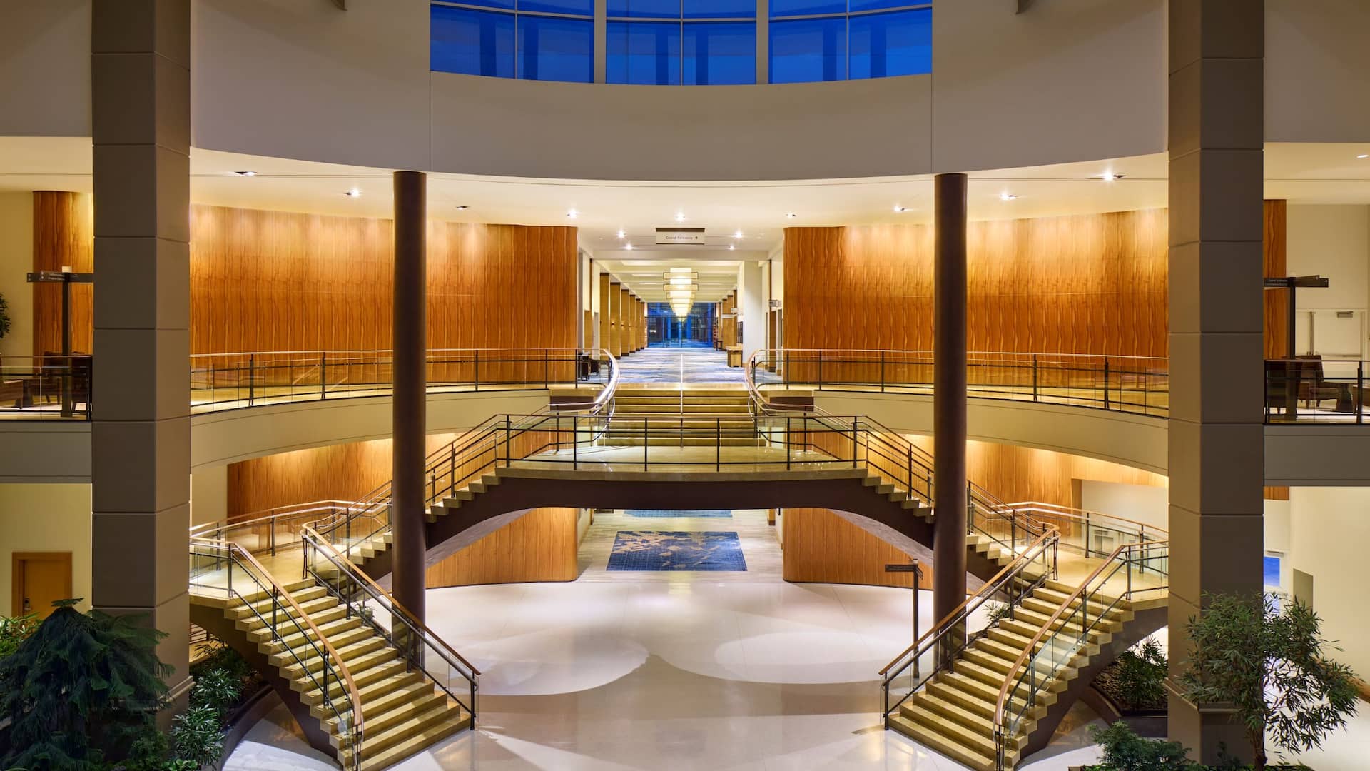 Hyatt Regency Bellevue on Seattle's Eastside Grand Staircase