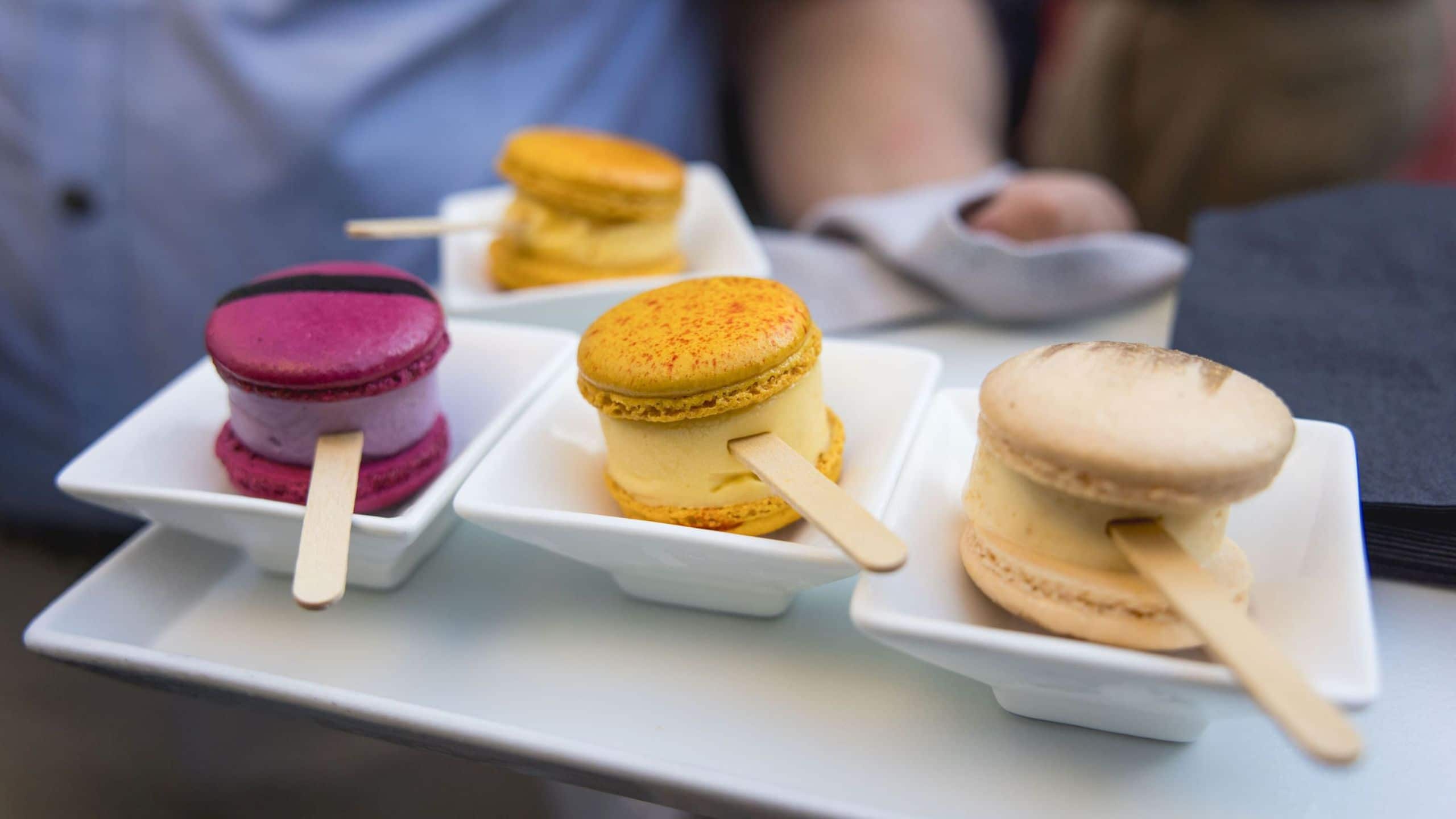 Park Hyatt Chicago Mini Macaroon Ice Cream Sandwiches