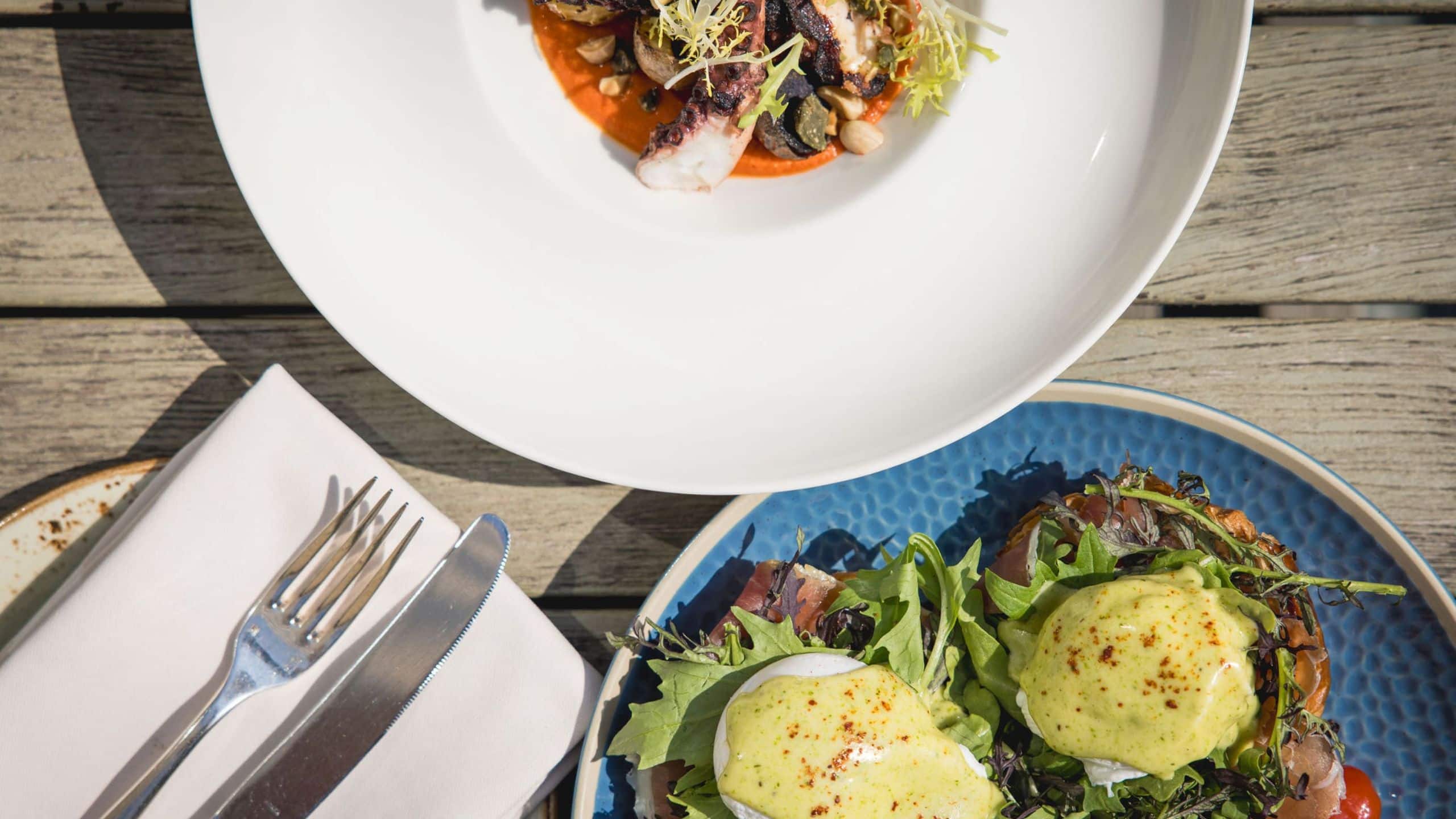 Park Hyatt Chicago Nomi Eggs Benedict And Grilled Octopus