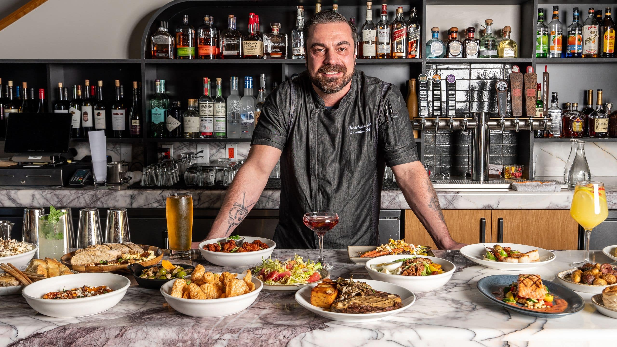 Kissel Uptown Oakland Ottos Dinner Chef Menu Spread