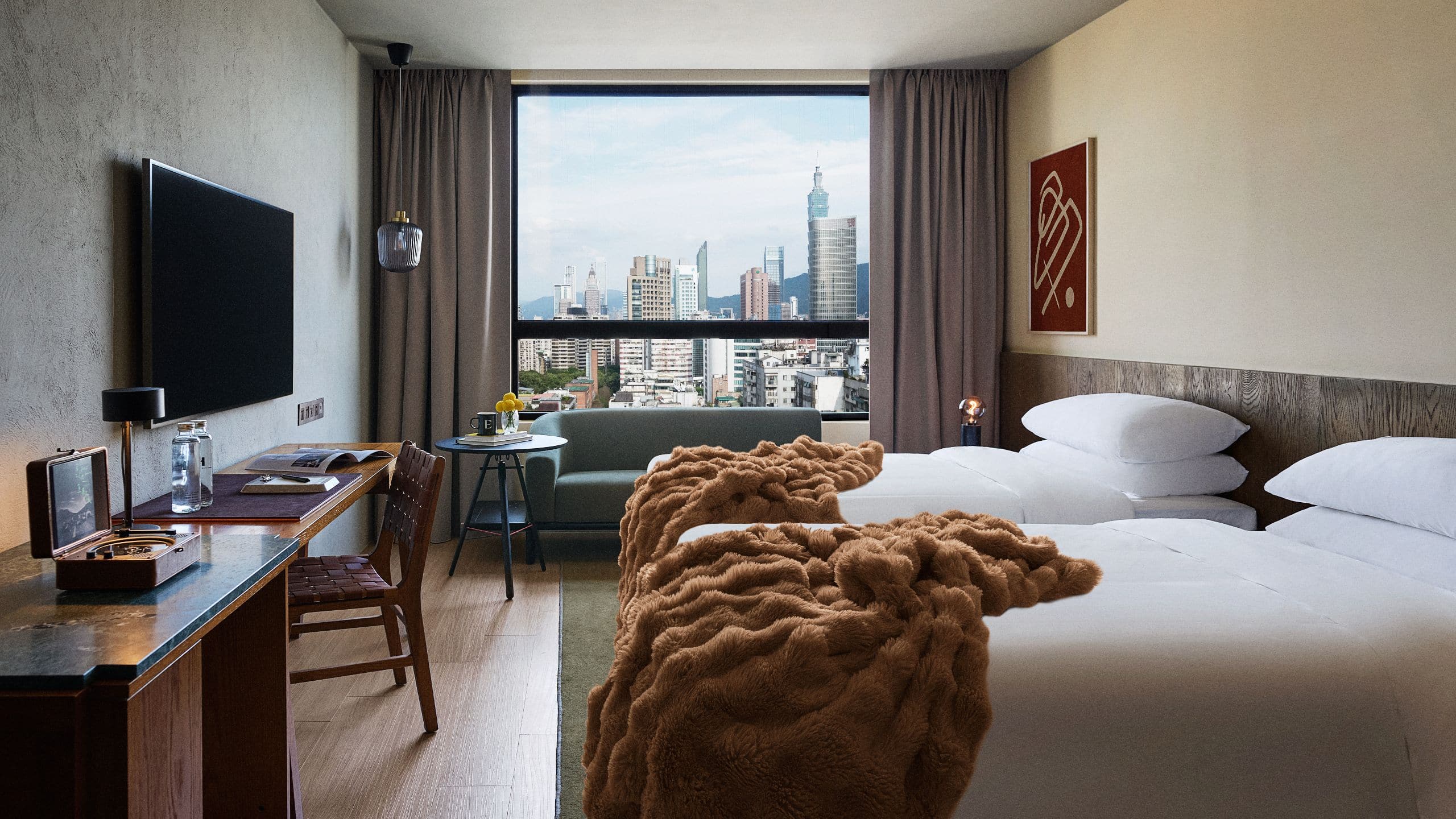 EPISODE Daan Taipei 101 View Two Twin Beds