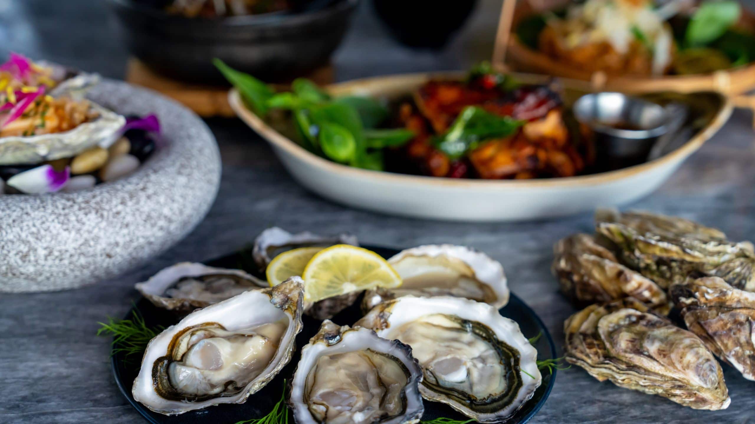 Hyatt Centric Victoria Harbour Hong Kong Oyster Close Up