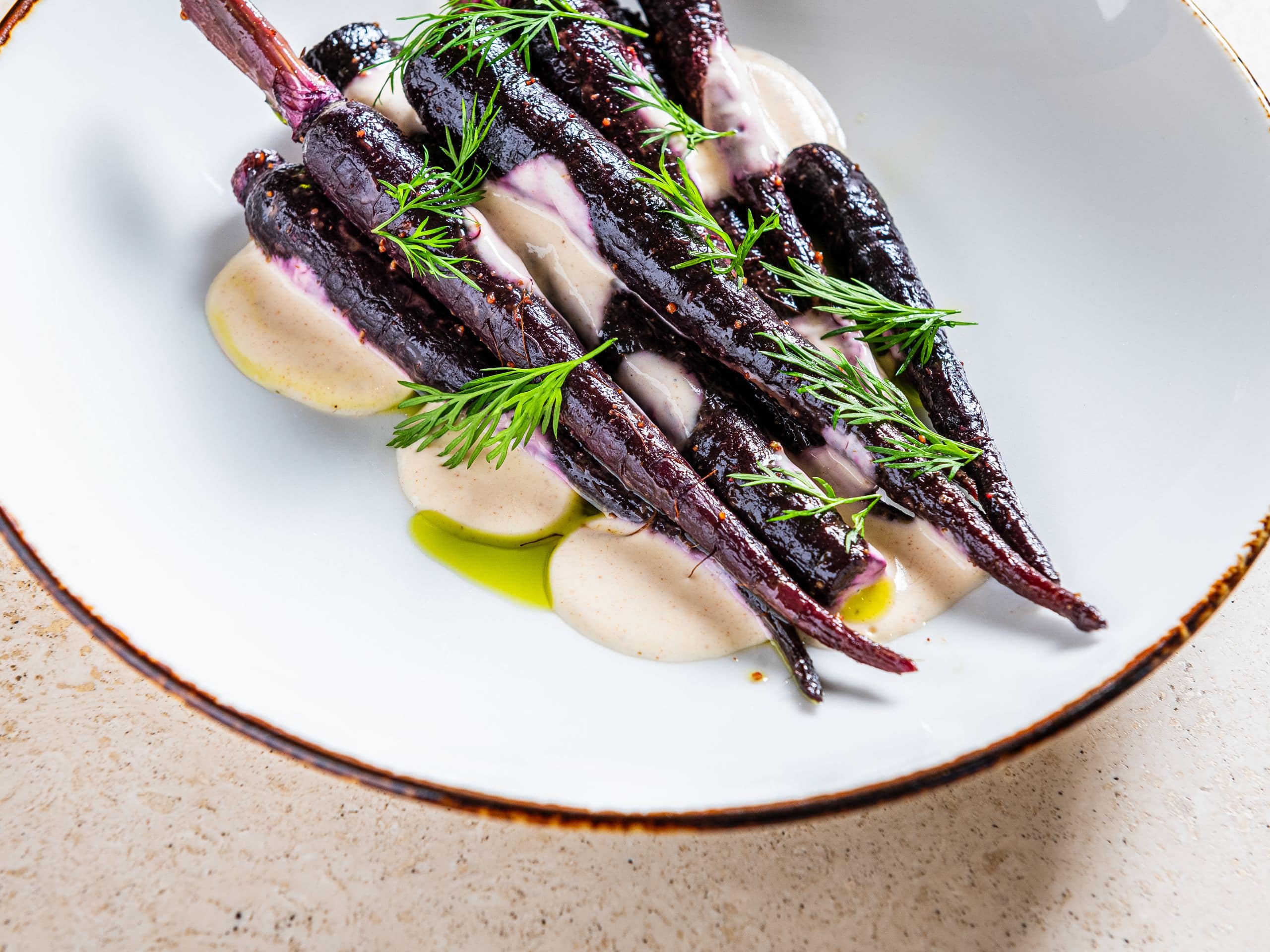 Park Hyatt Washington D.C. Roasted Baby Carrots Yogurt Dill