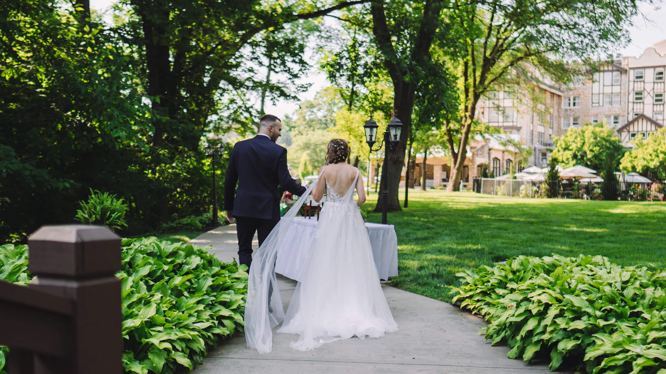 3 of 3 The Elms Hotel & Spa Bride Groom Gazebo