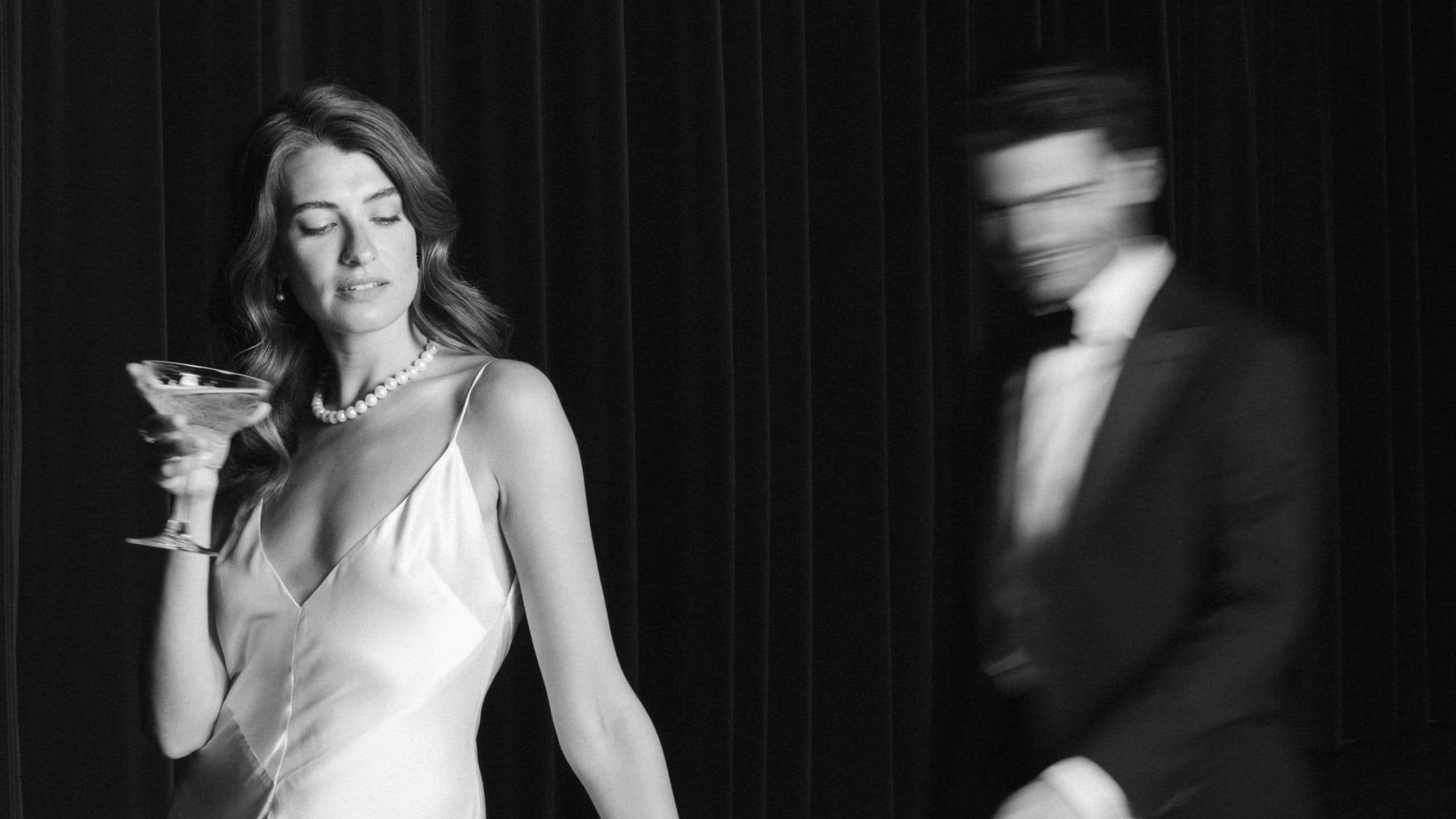 Park Hyatt Zurich Wedding Ballroom Cake Black White