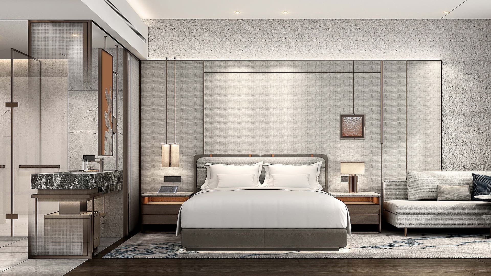 Hyatt Regency Huangshan Hengjiangwan King Bed Room Front Angle