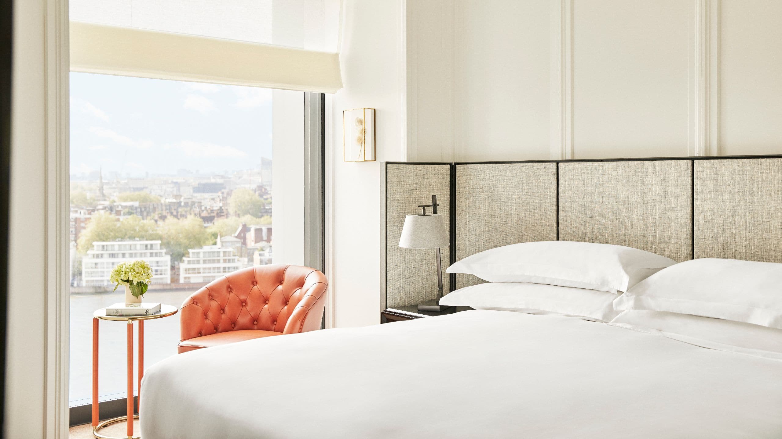 Park Hyatt London River Thames Suite Park Bedroom View