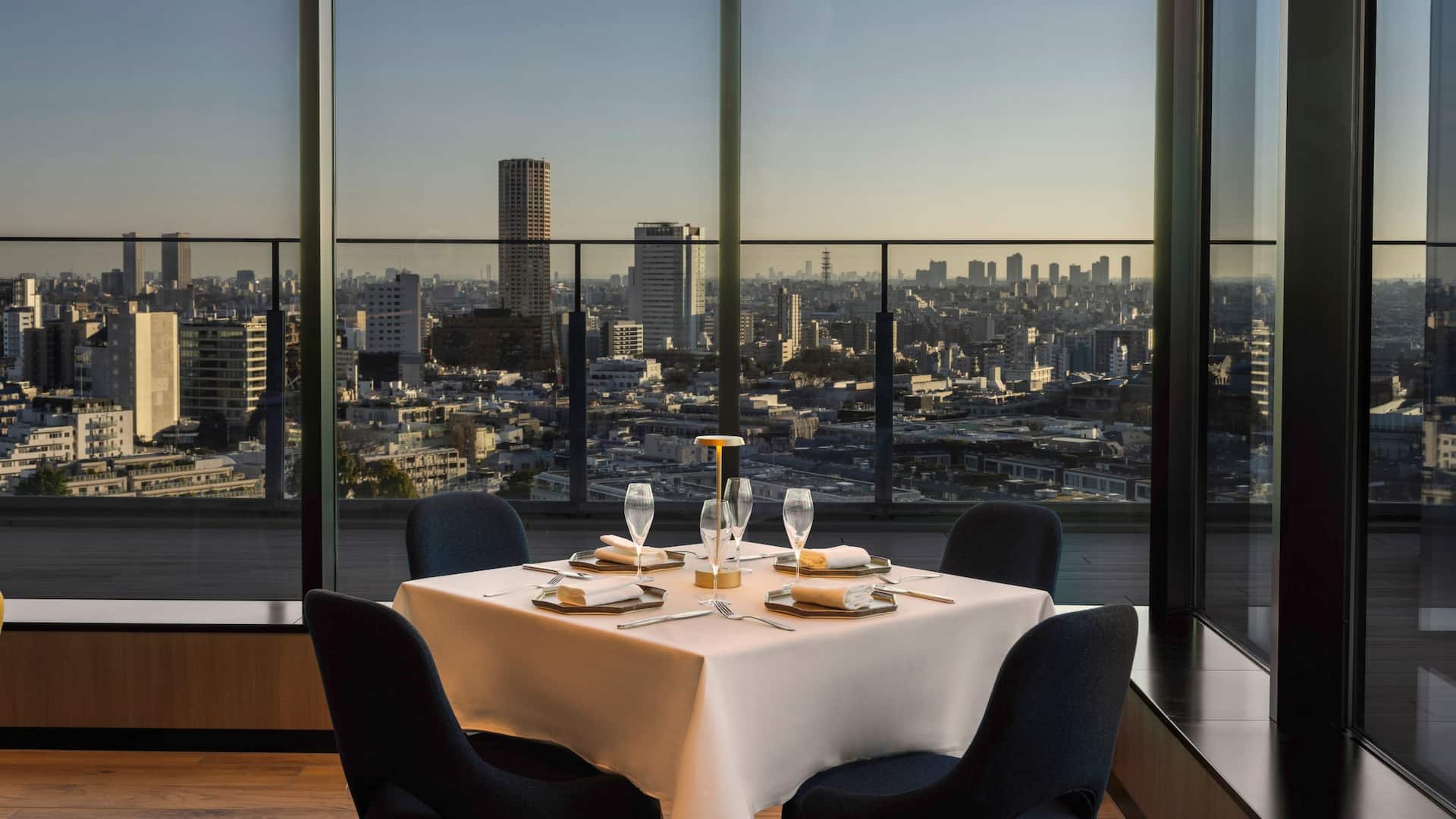Hyatt House Tokyo Shibuya Restaurant Dining Table Detail
