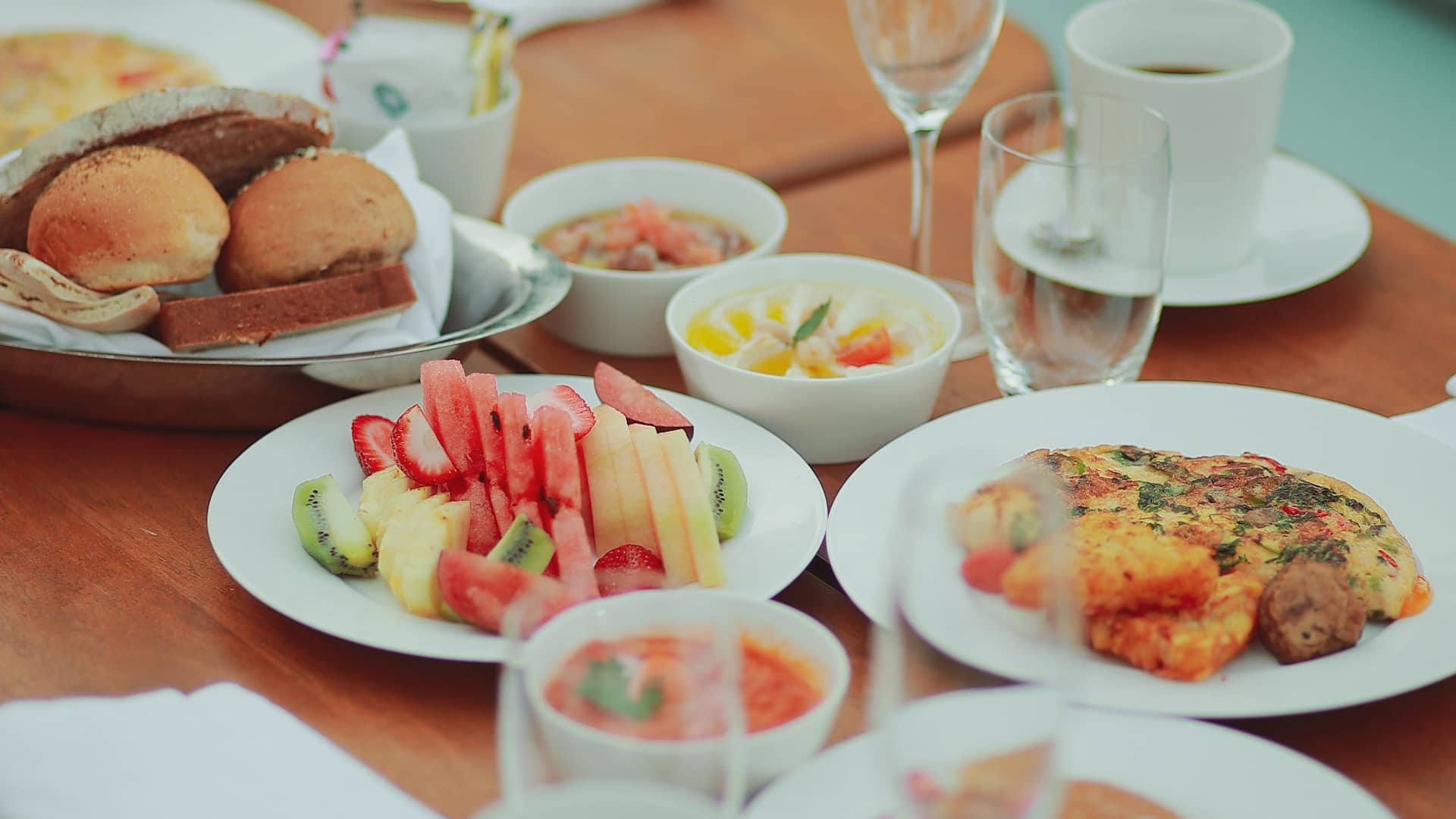 Hyatt Regency Aqaba Ayla The Olive Tree Breakfast Spread
