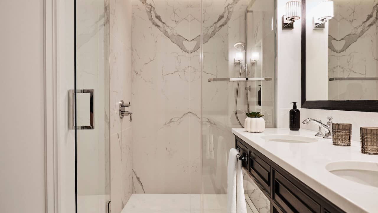Room King Twin Bathroom Shower