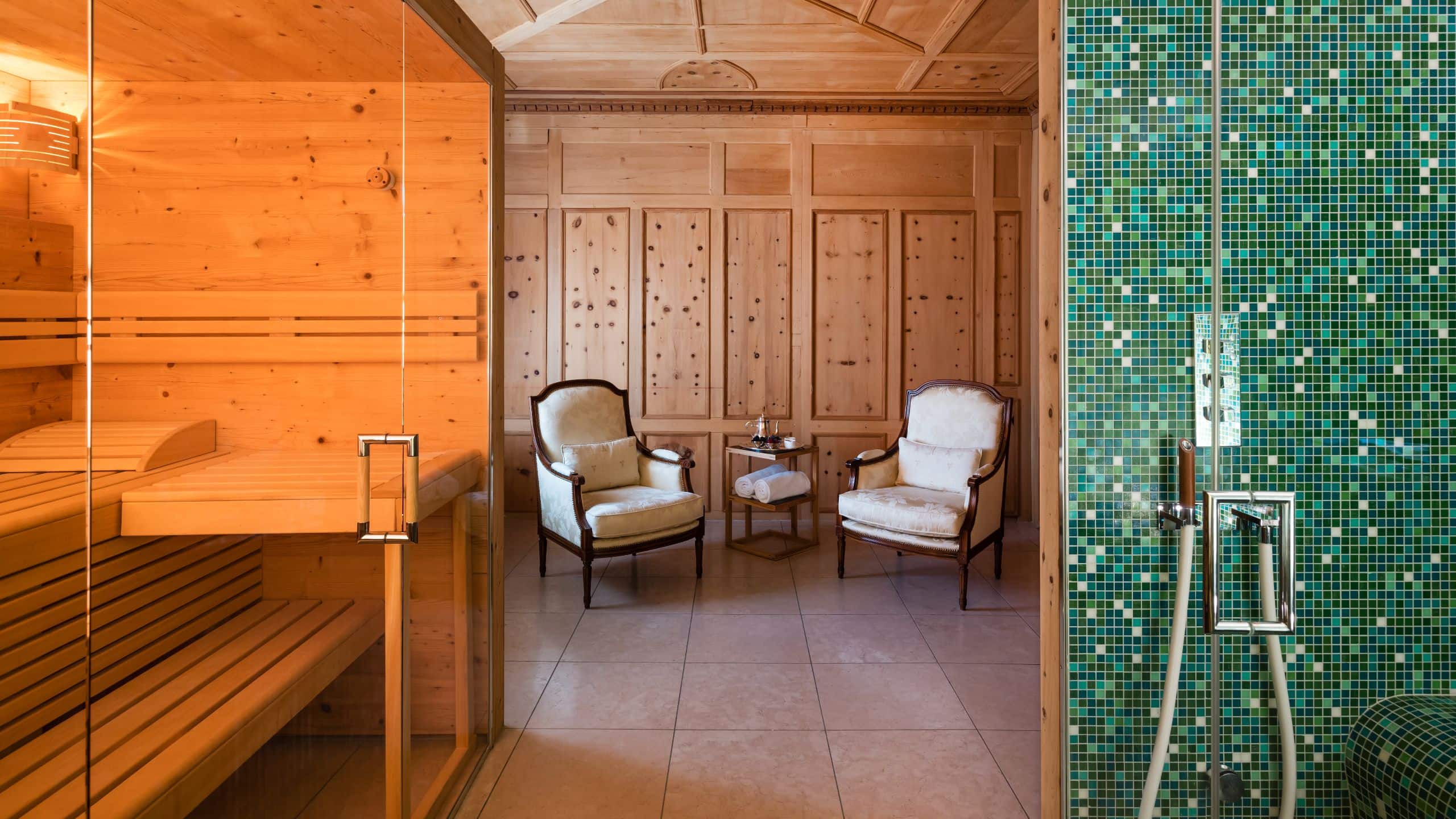 Hotel Flüela Davos Royal Suite Private Wellness Spa