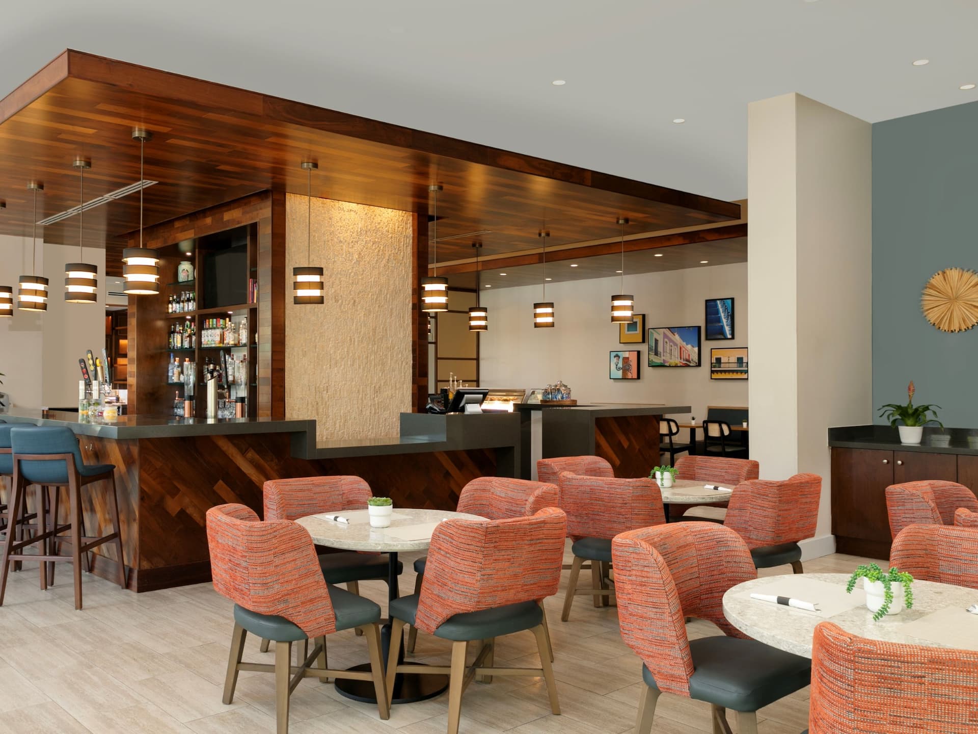 Hyatt Place San Juan The Placery Bar Dining Area
