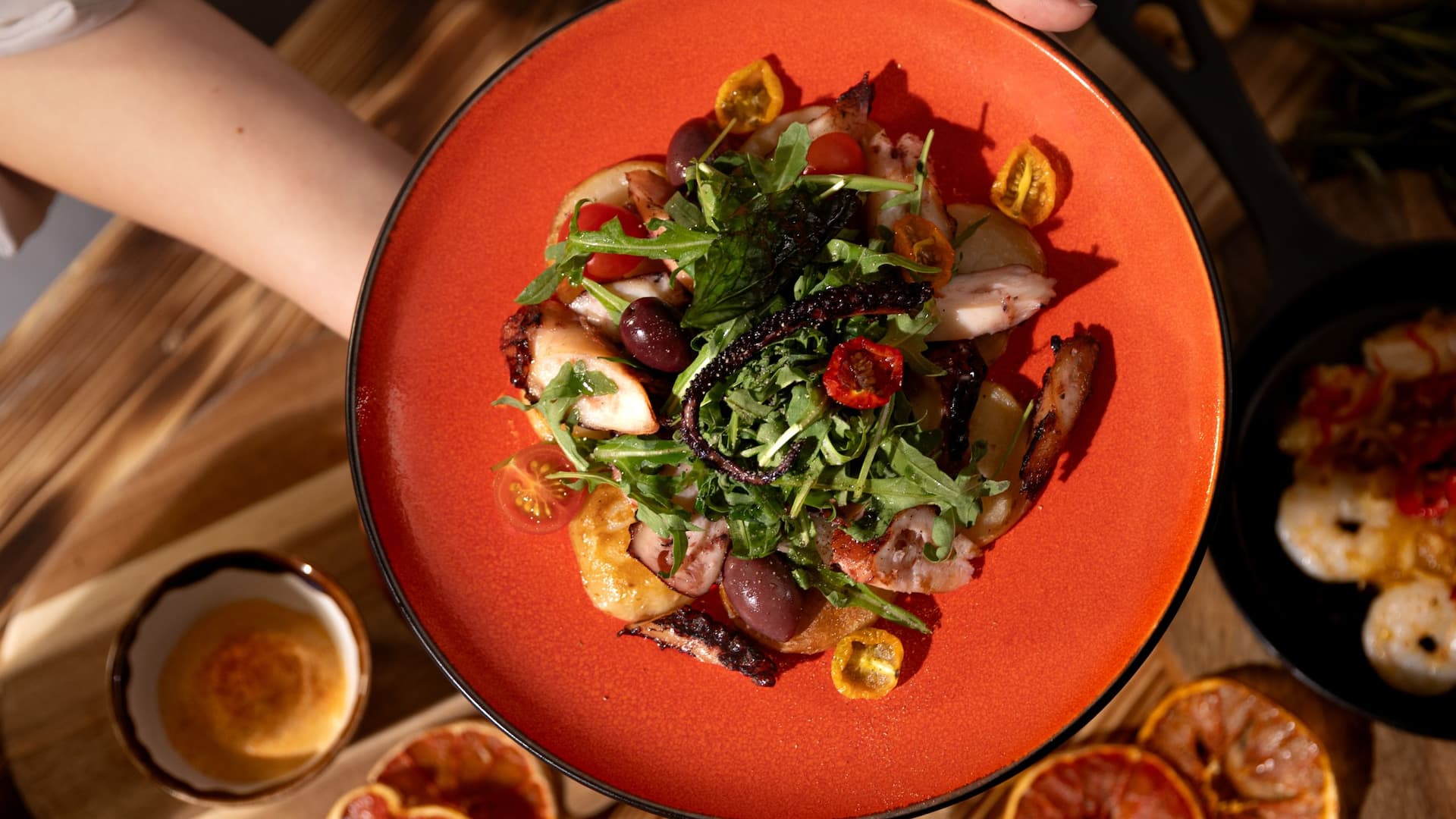Hyatt Regency Oryx Doha The Cellar New Menu Spanish Dishes Spread