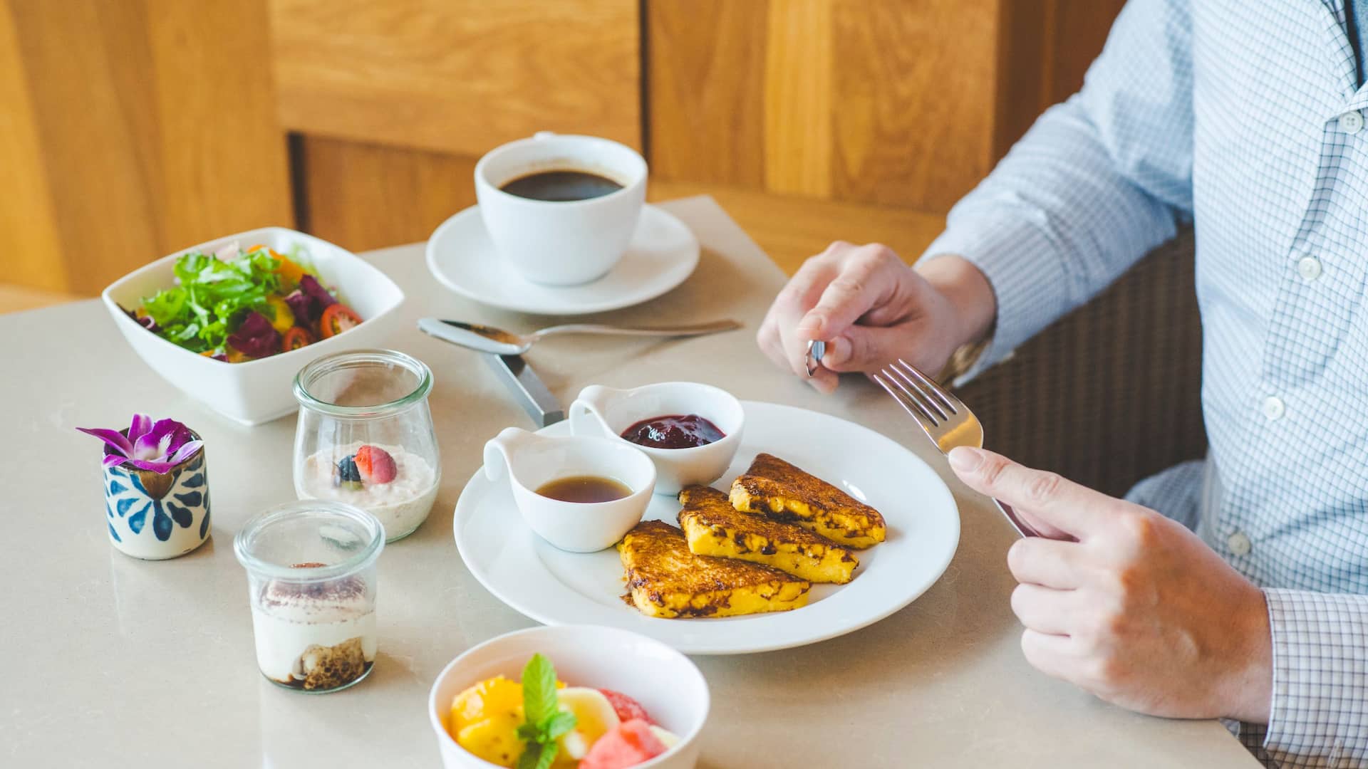 Hyatt Regency Seragaki Island, Okinawa Regency Club Breakfast French Toast