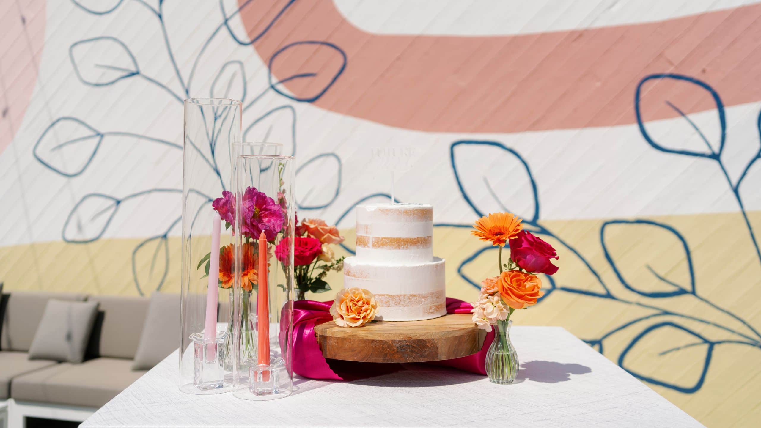 The Bentley Hotel Southampton Bridal Shower Cake