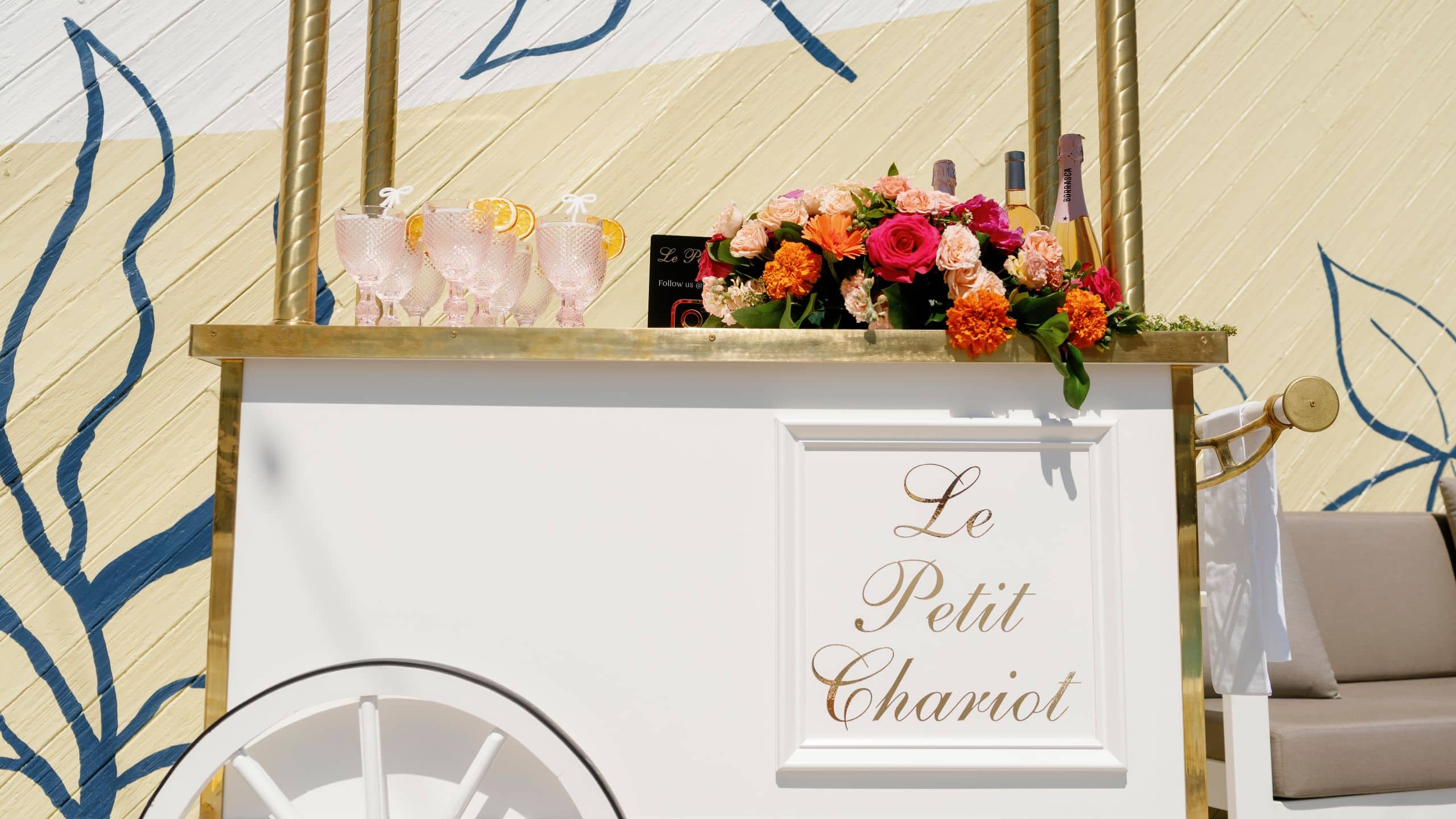 The Bentley Hotel Southampton Bridal Shower Cart Drinks