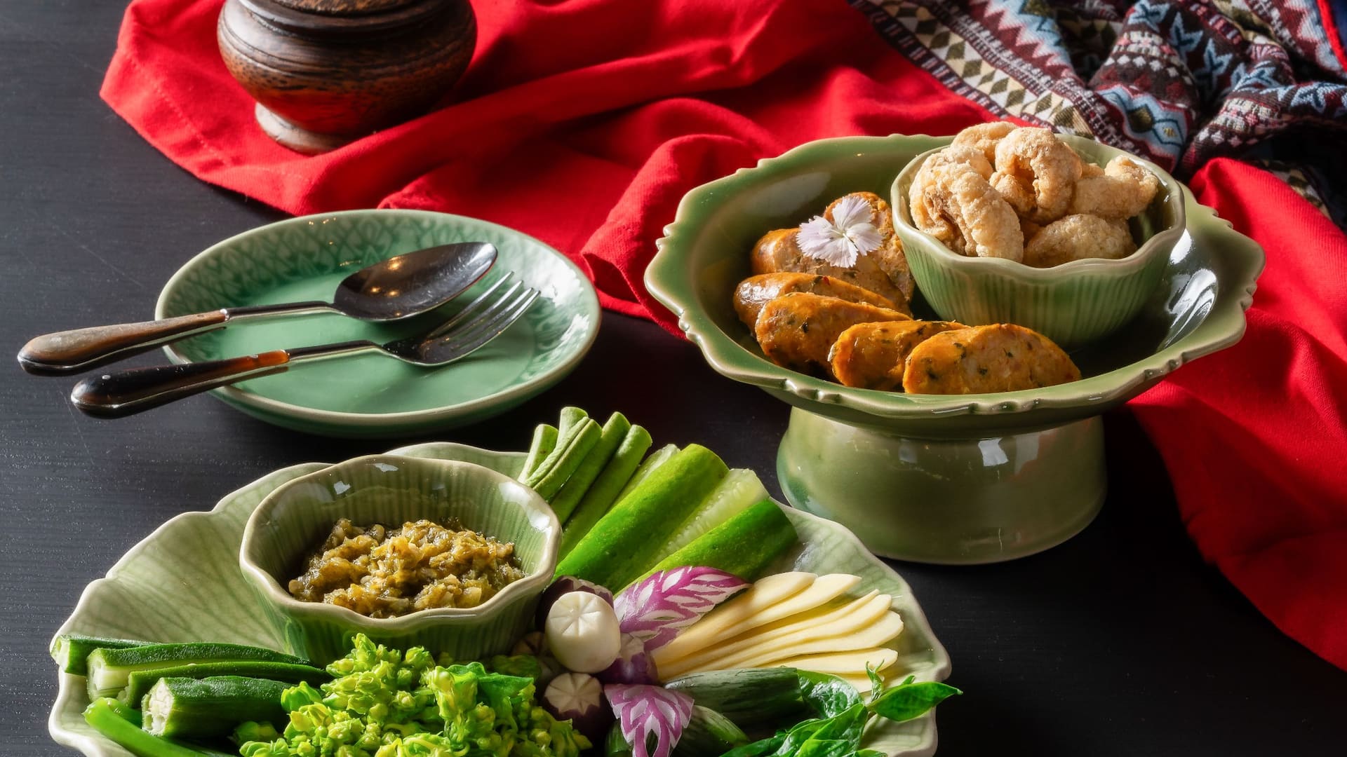 Grand Hyatt Erawan Bangkok Erawan Tea Room Nam Prik Noom