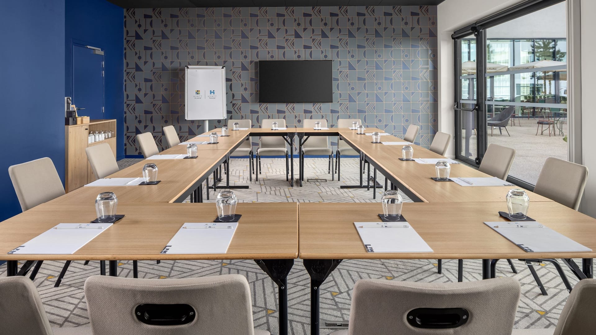 Hyatt House Paris Charles de Gaulle Airport Meeting Room With Terrace Access