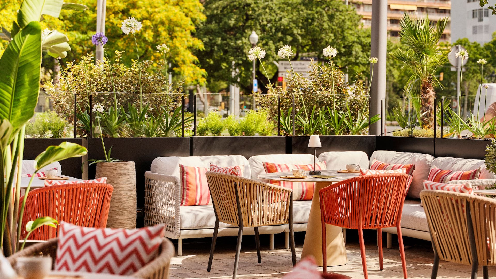 Grand Hyatt Barcelona Philosofia Terrace Right View