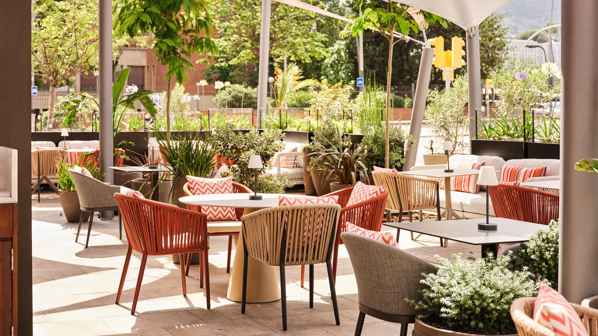 Grand Hyatt Barcelona Philosofia Terrace Left View