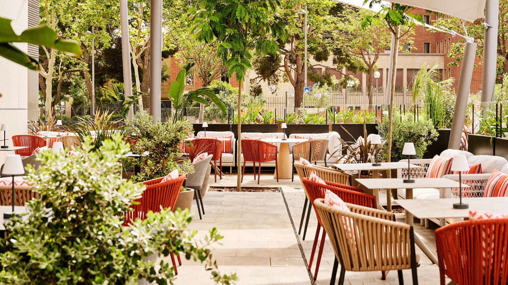 Grand Hyatt Barcelona Philosofia Terrace General View
