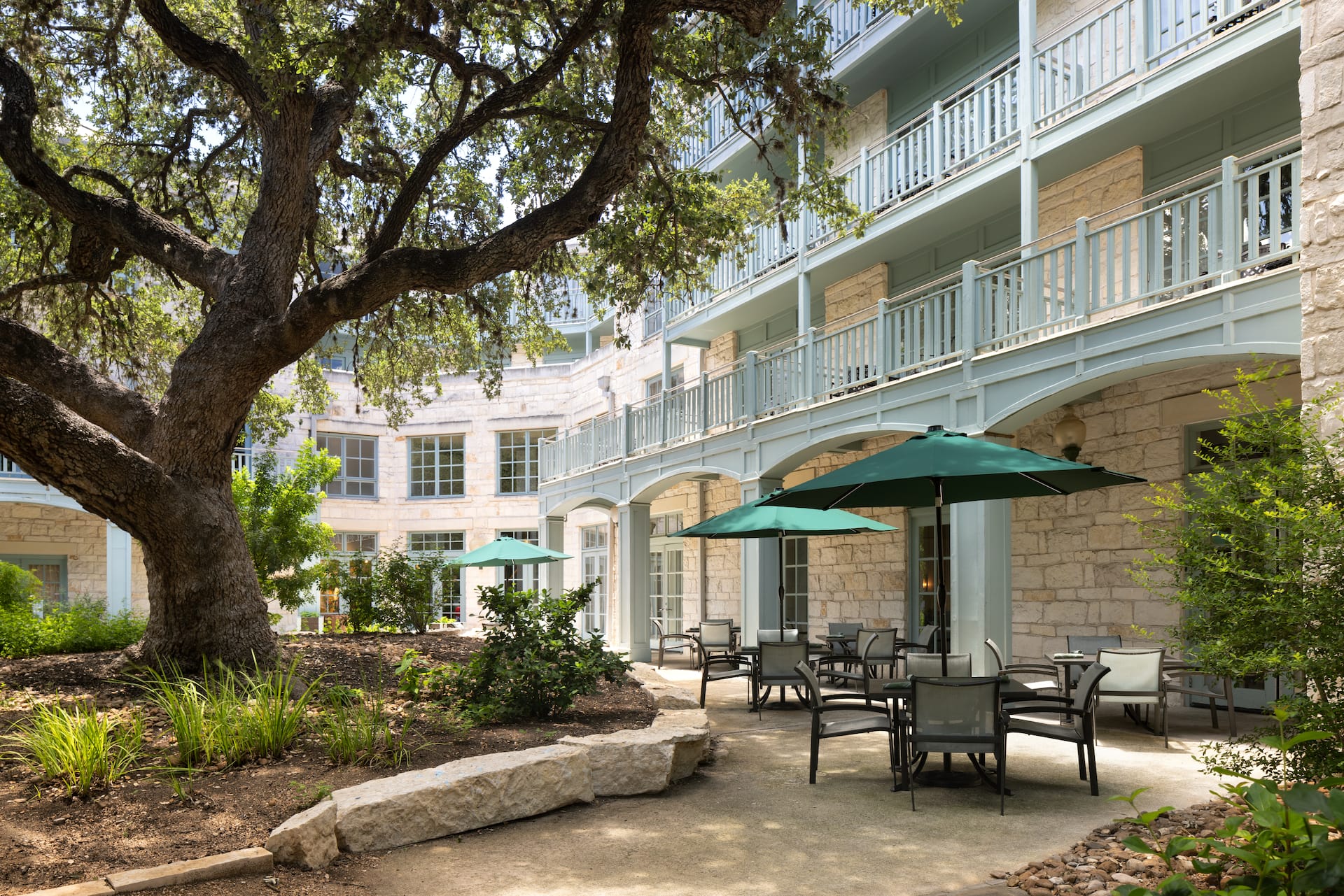 Hyatt Regency Hill Country Resort and Spa Springhouse Patio Seating