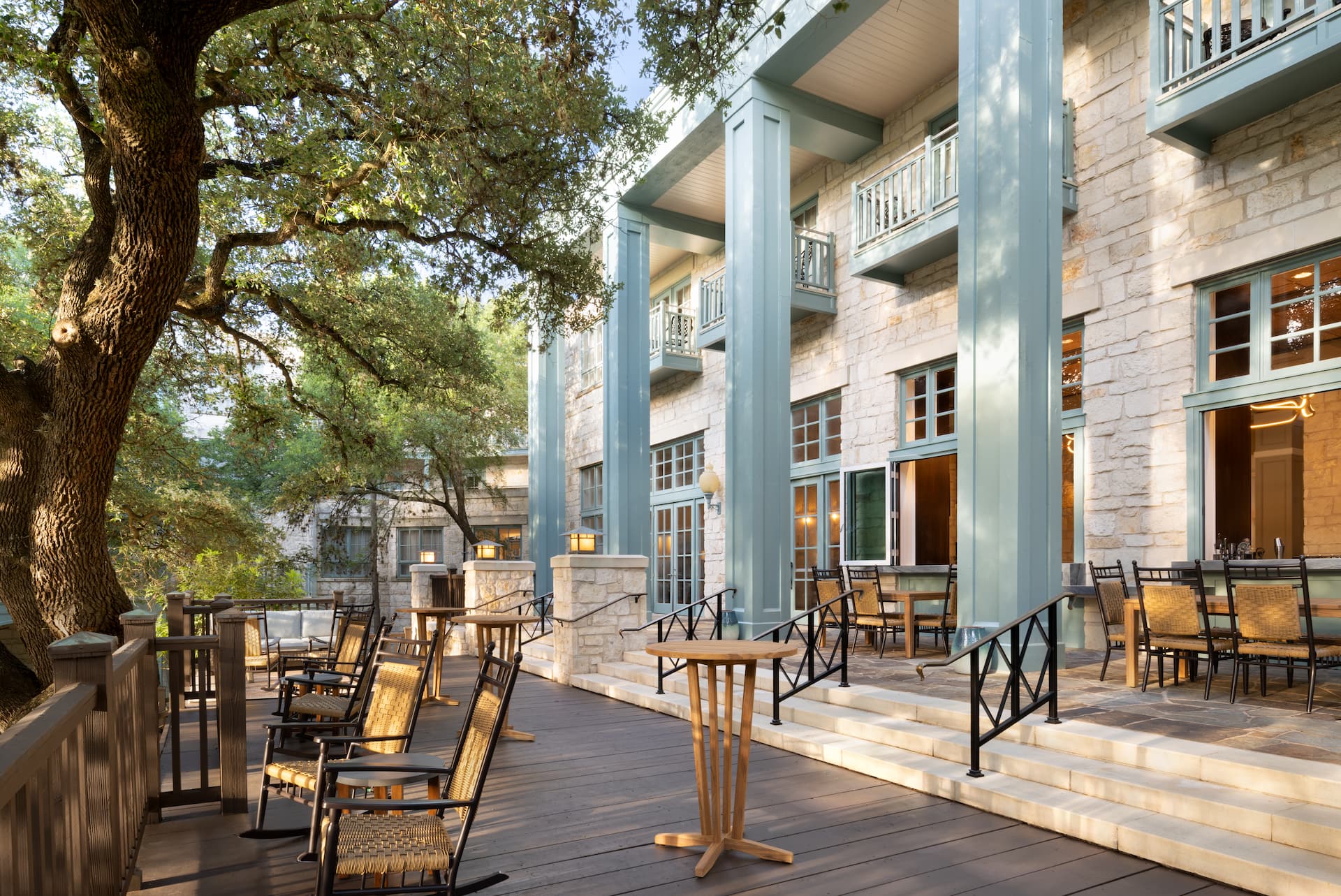 Hyatt Regency Hill Country Resort and Spa Woodbine Patio Seating