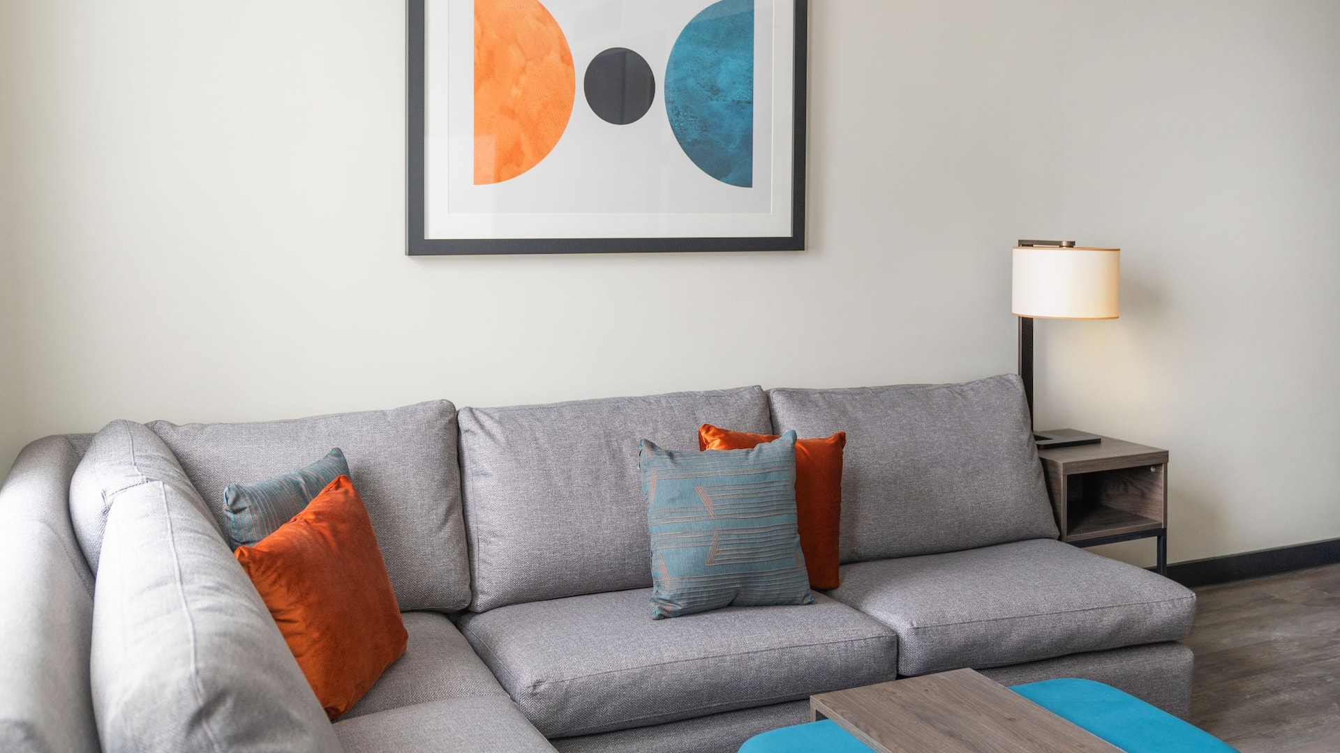 3 of 5 Hyatt House Leeds Suite Living Room Sofa