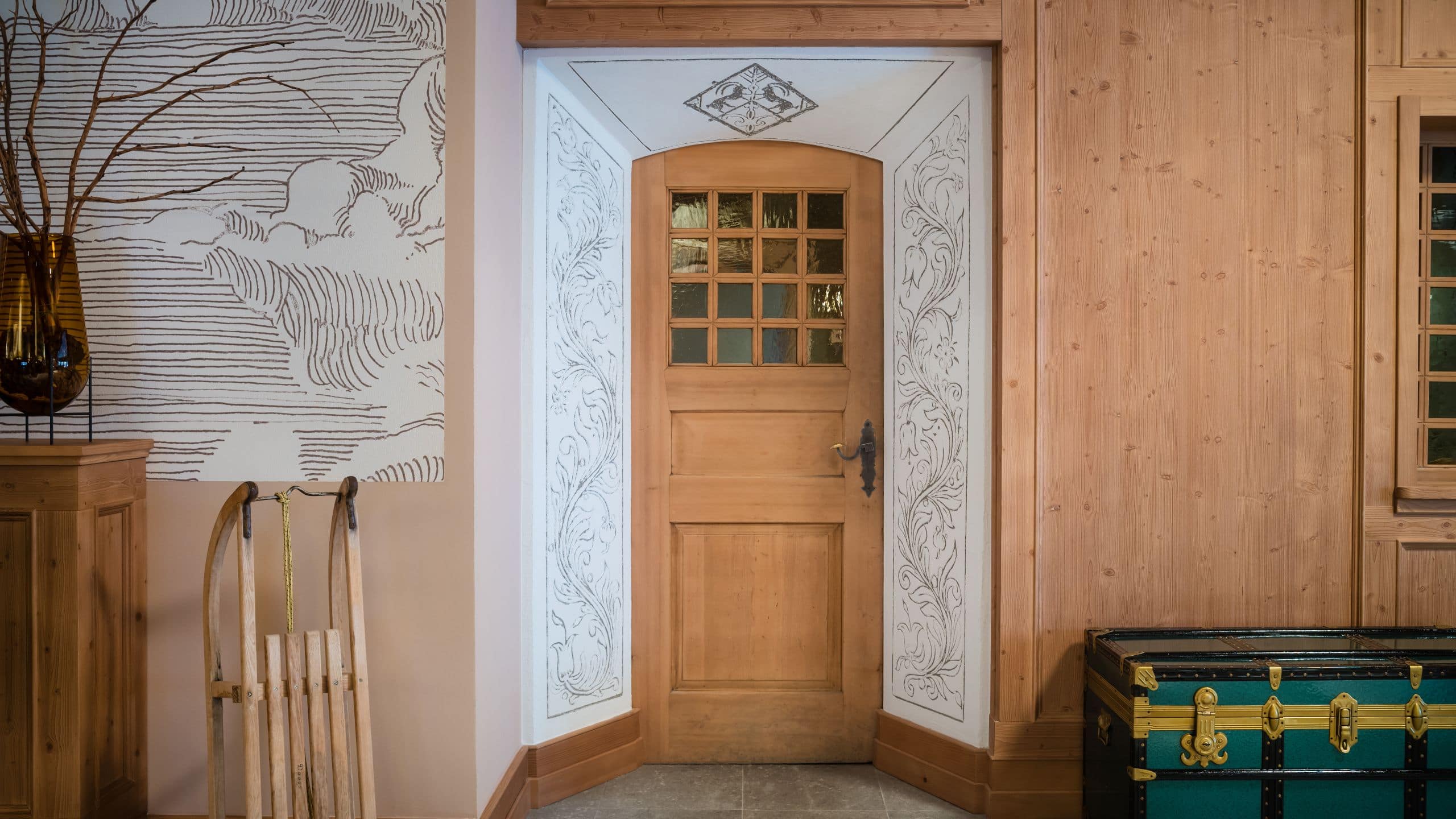 Hotel Flüela Davos Entrance Restaurant Stubli