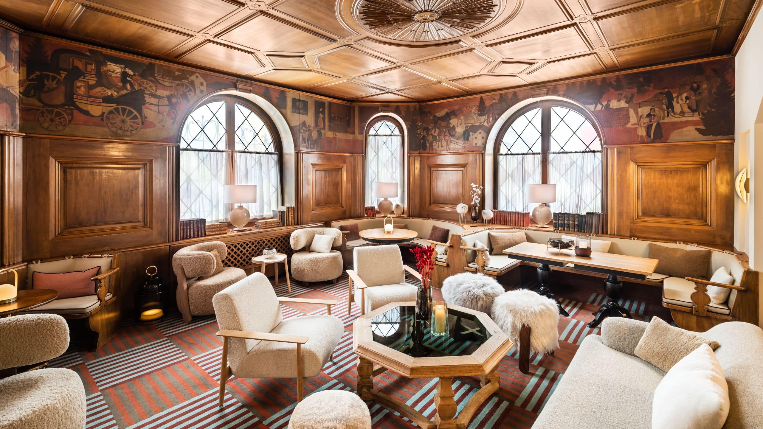 Hotel Flüela Davos Post Bar Seating