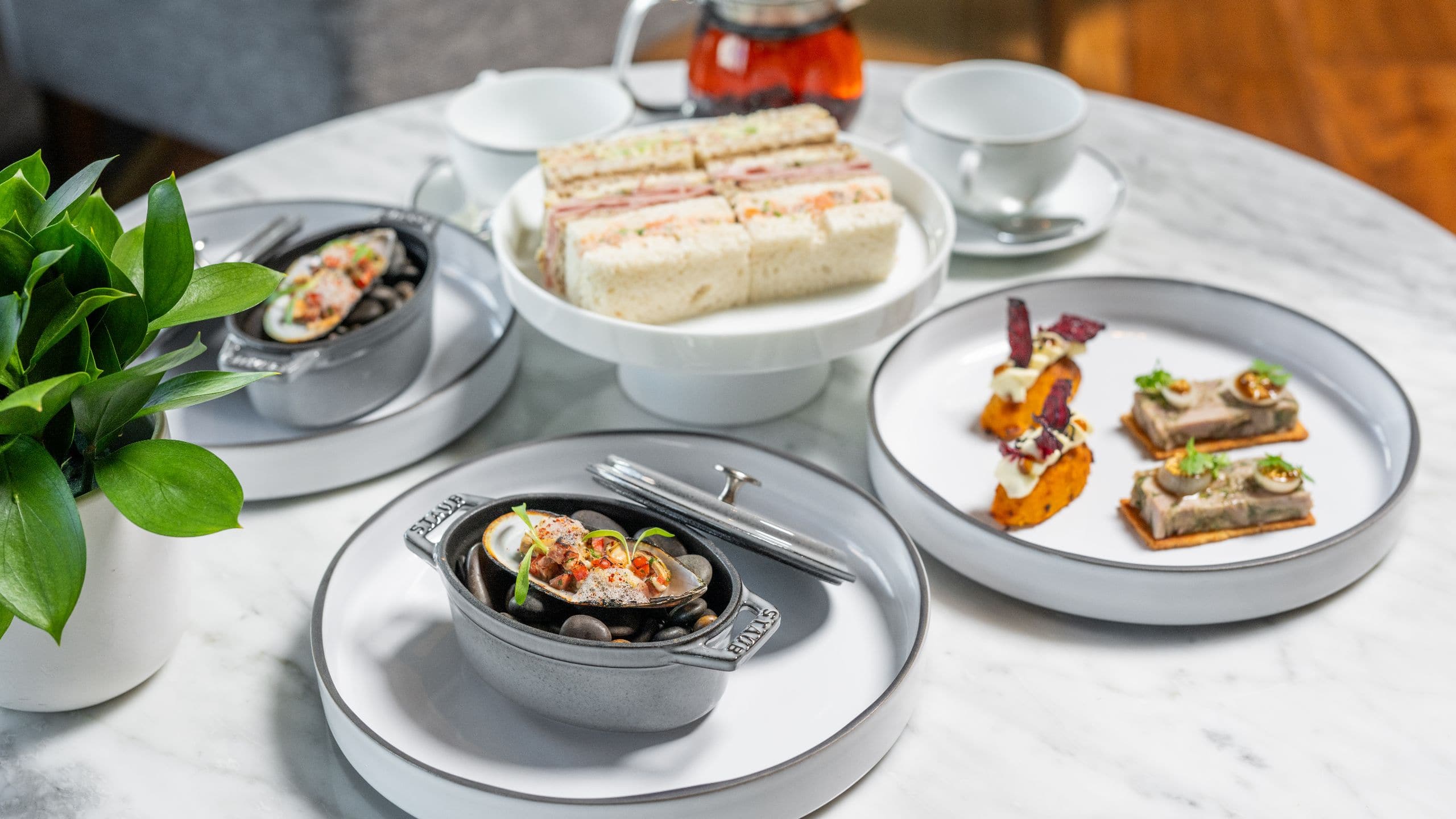 Park Hyatt Auckland The Living Room Afternoon Tea Savoury Dishes