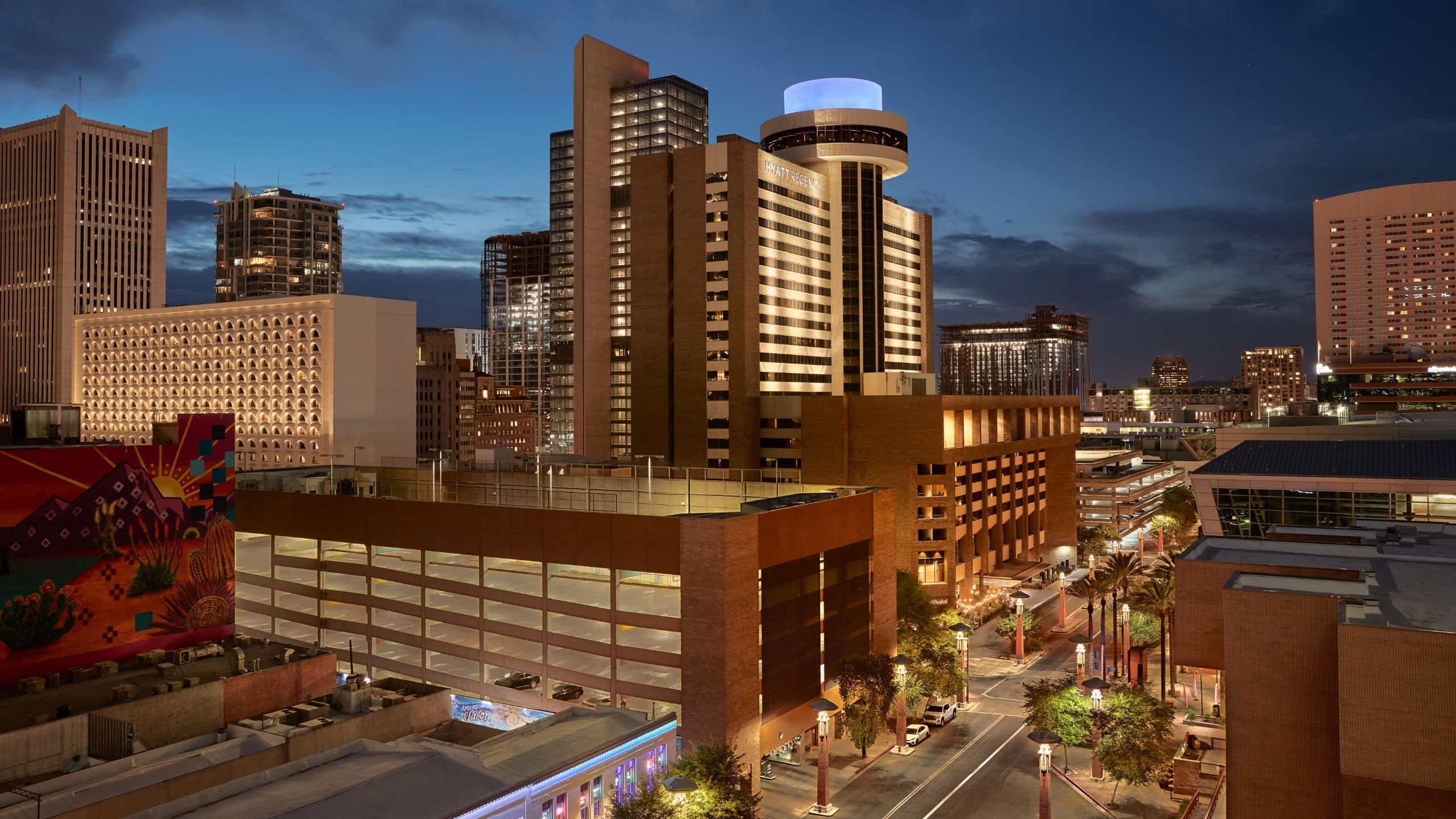 Downtown Convention Center Hotel - PHXRP P0264 Exterior Sunset.16x9