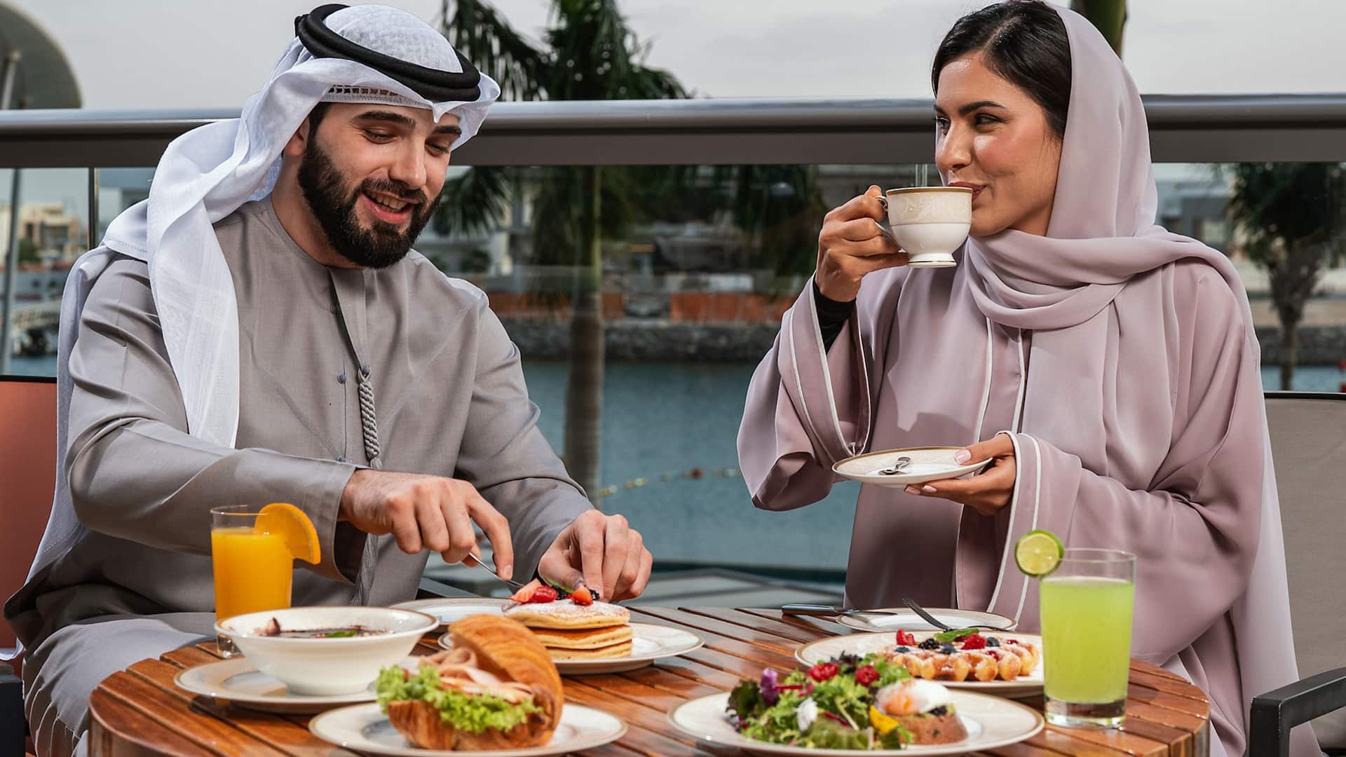 Grand Hyatt Abu Dhabi Hotel & Residences Emirates Pearl Pearl Lounge Breakfast