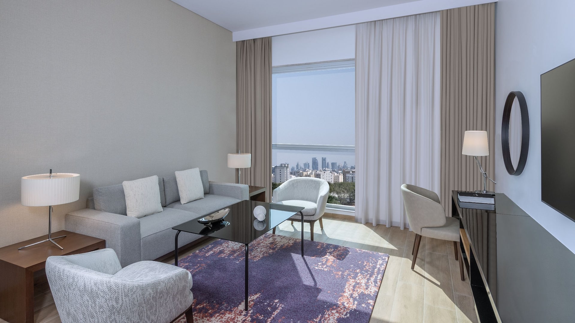 Hyatt Regency Oryx Doha Regency Suite Living Room