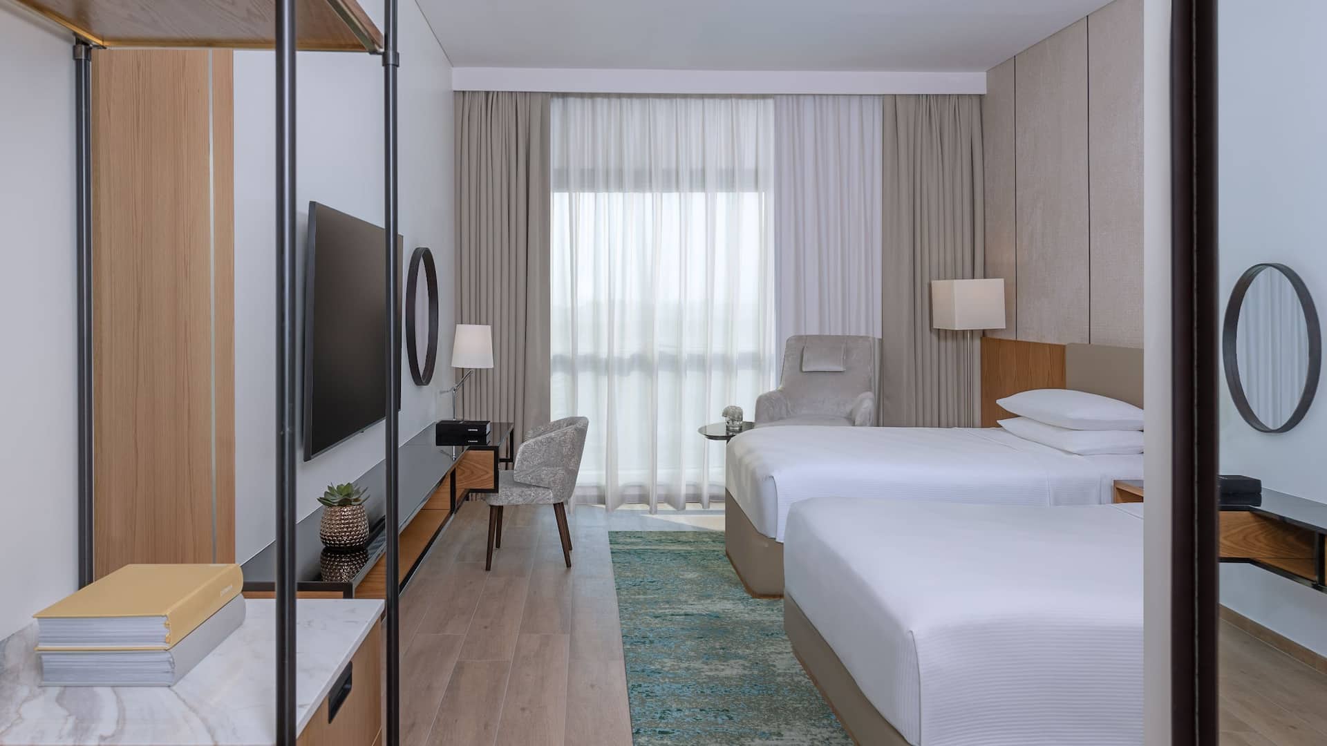 Hyatt Regency Oryx Doha Twin Room Entrance