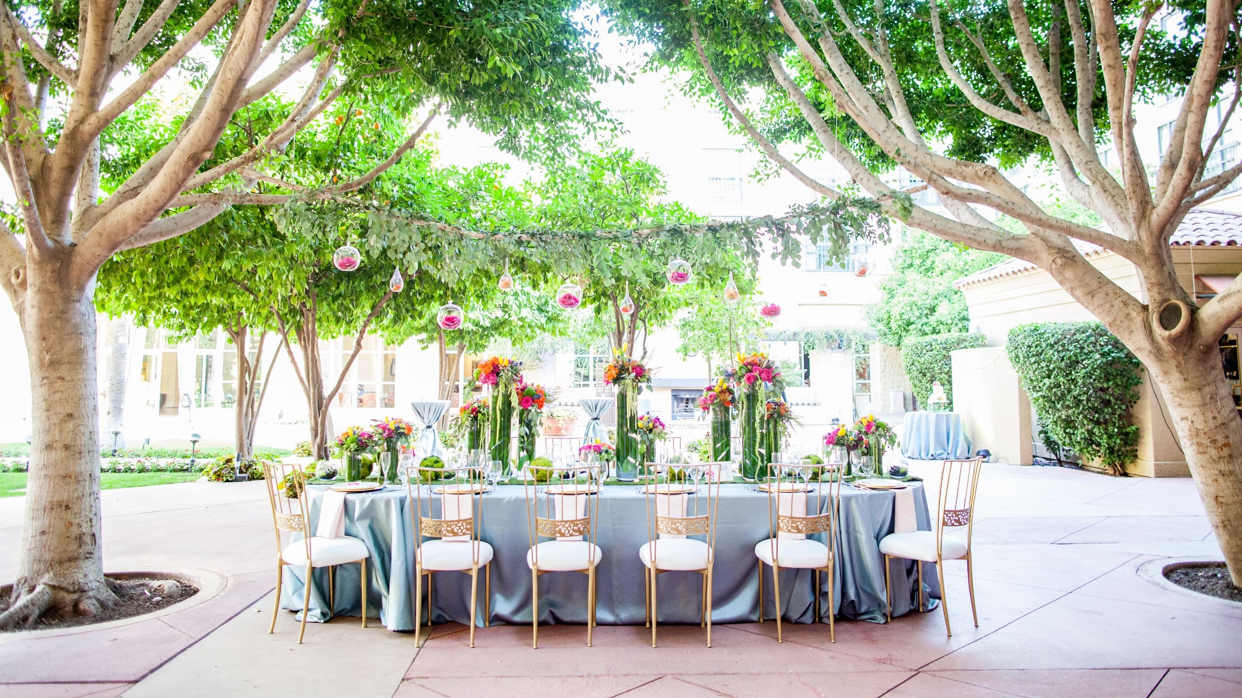 1 of 1 Tempe Mission Palms Courtyard Special Event Setup