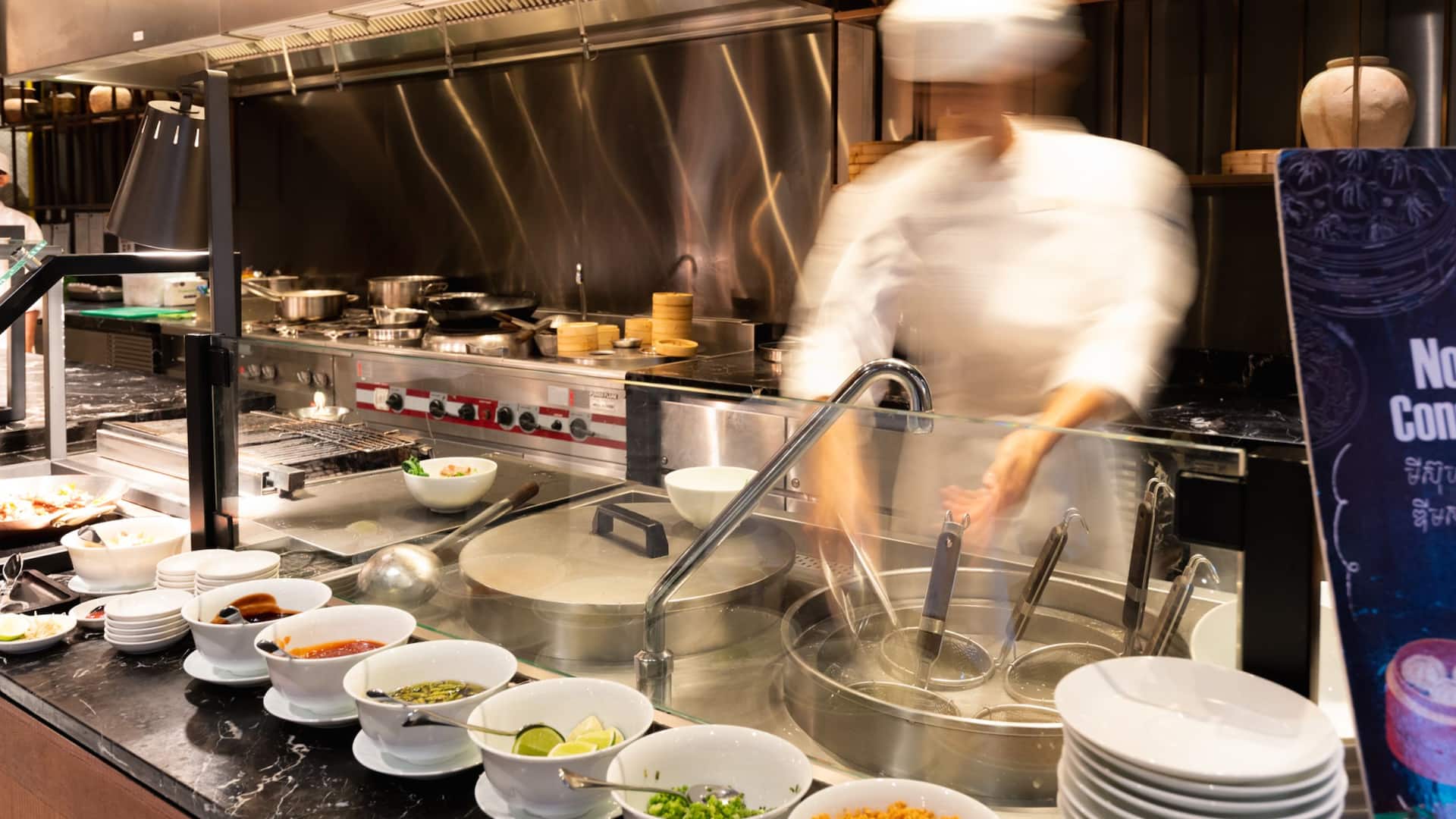 Hyatt Regency Phnom Penh Cooking Station